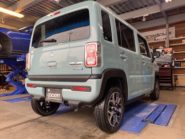 ◇SUZUKI HUSTLER [MR92S] 新車用品取付 KENWOODナビオーディオ
