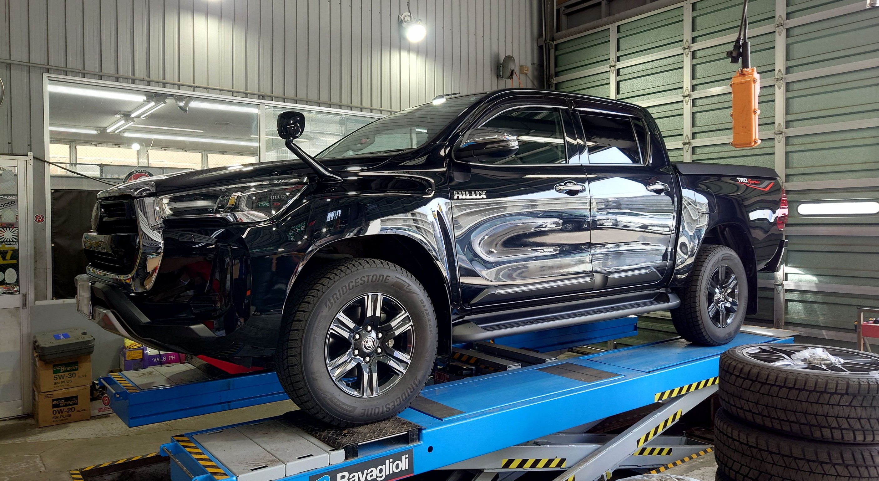 JAOS（ジャオス）BATTLEZ リフトアップスプリング Ti-W の取付作業