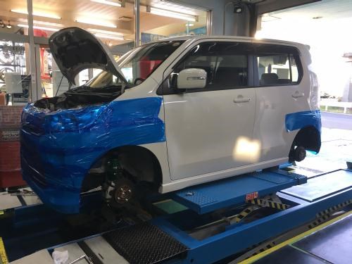 MH34SワゴンRスティングレー 車高調取り付け | スズキ ワゴンR