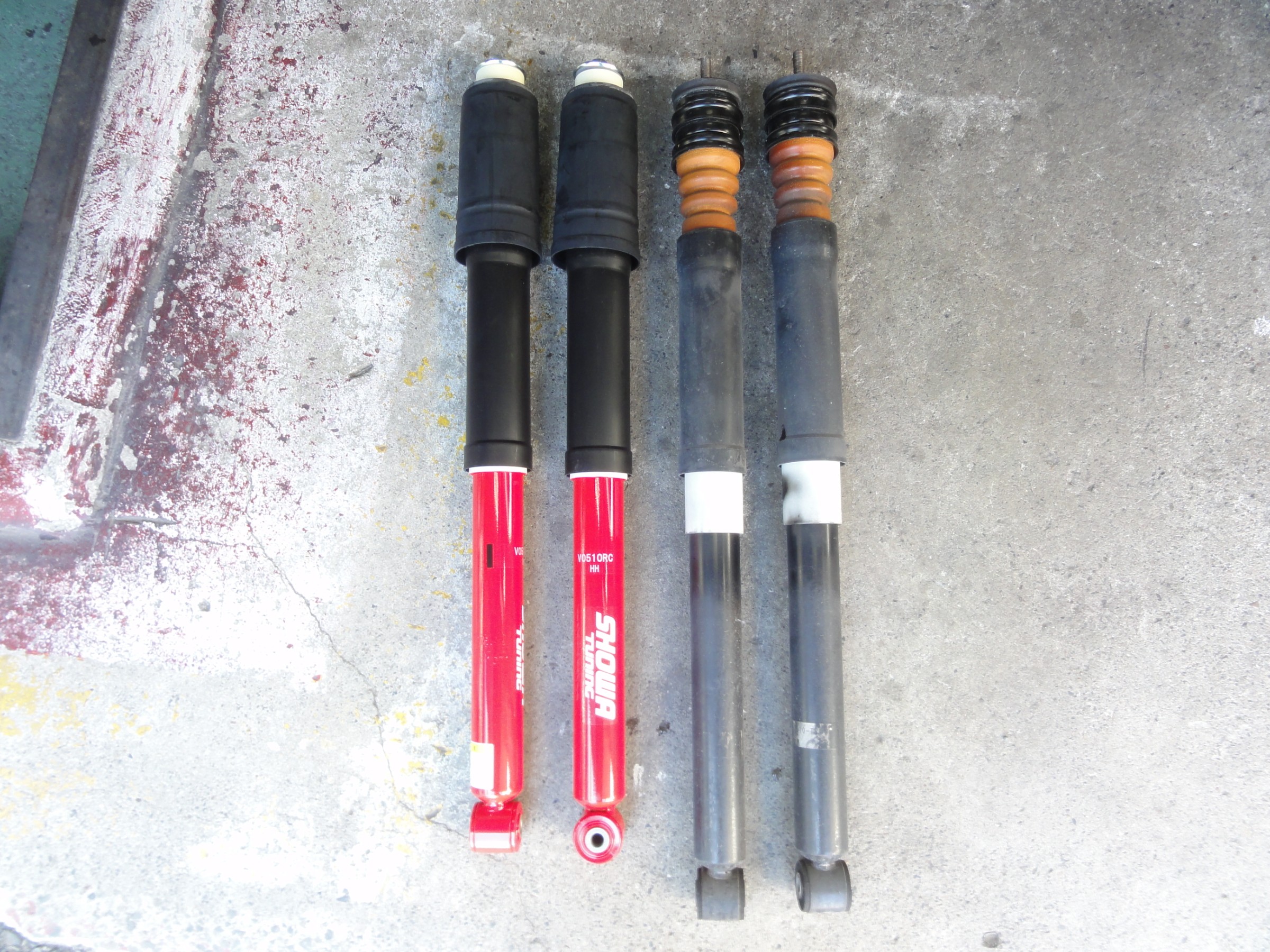フィットRS（GK5）SHOWA製サスペンションキット（SPORTS）装着
