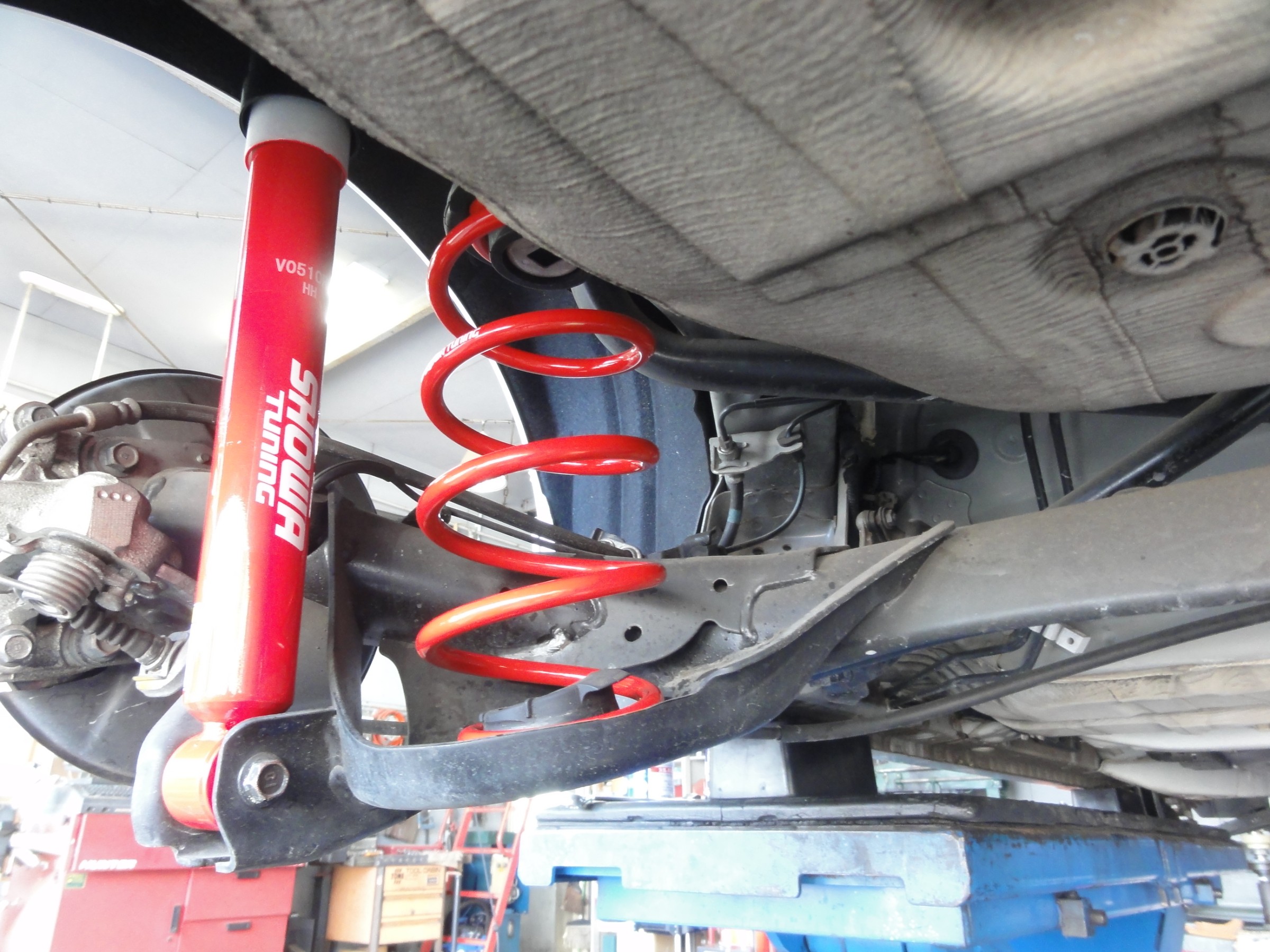 フィットRS（GK5）SHOWA製サスペンションキット（SPORTS）装着