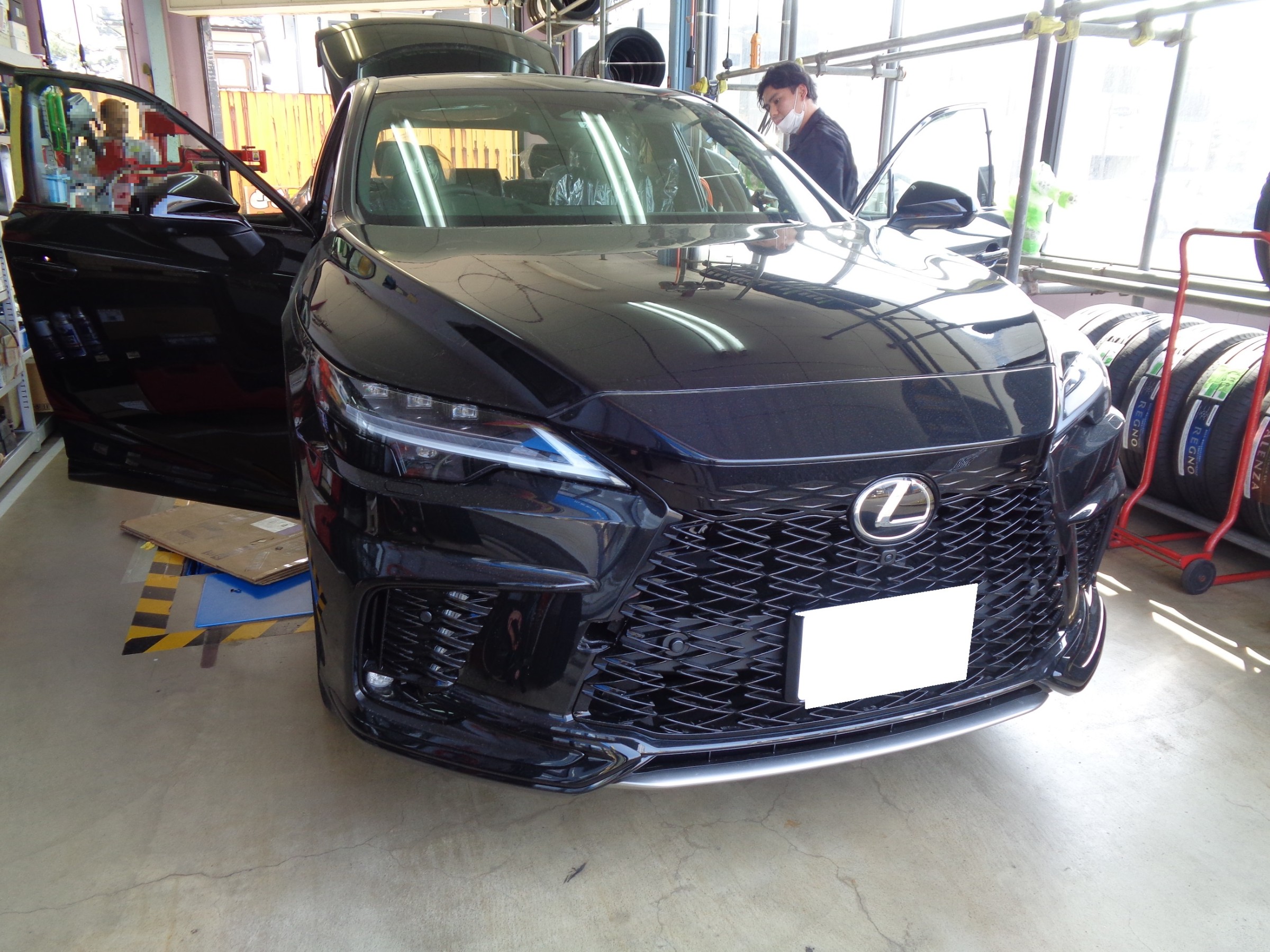 レクサス NEW RXに盗難防止装置オーサーアラーム取付