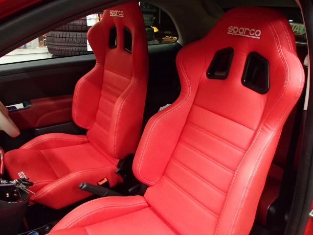 フィアット500（FIAT500） スパルコシートインストール!!（R100 SKY  