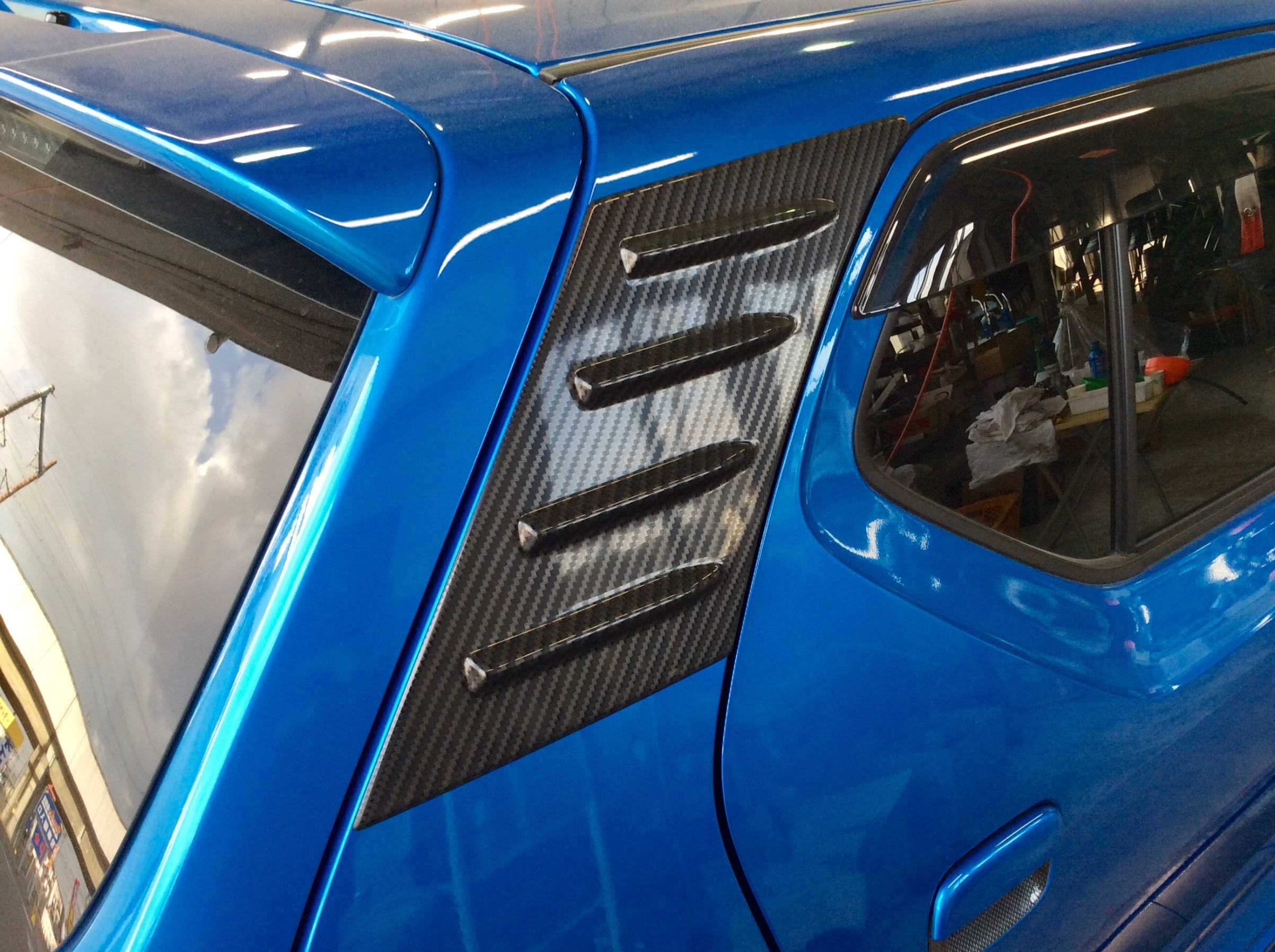 アルトワークス(HA36S) テイクオフ サイドボルテックスジェネレーター CROSS アルトワークス HA36S 車検に行ってきました！！ | TAKE OFF OFFICIAL BLOG