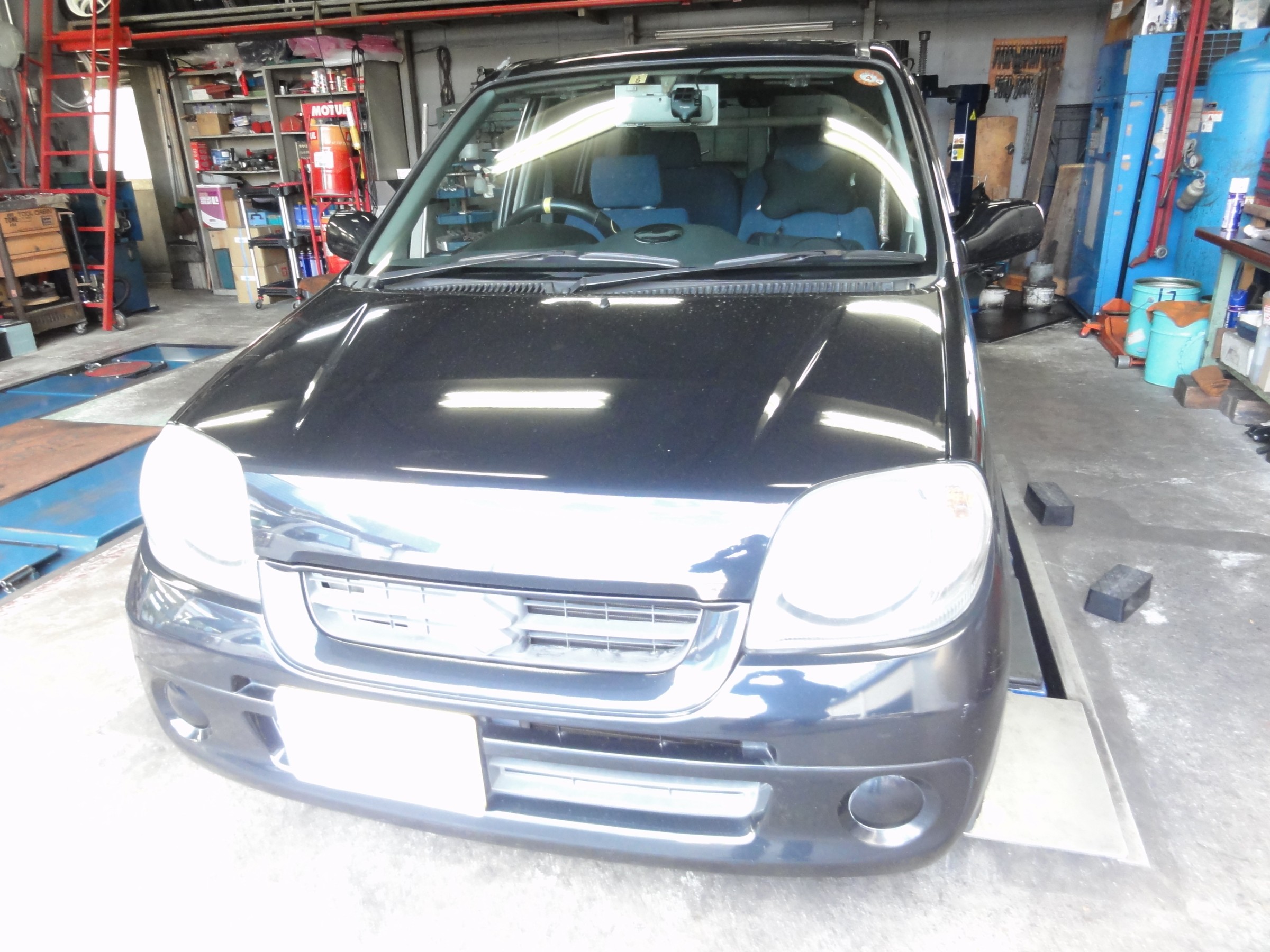 Kei（HN22S）KCテクニカ製ラジエータホース＆モンスター製
