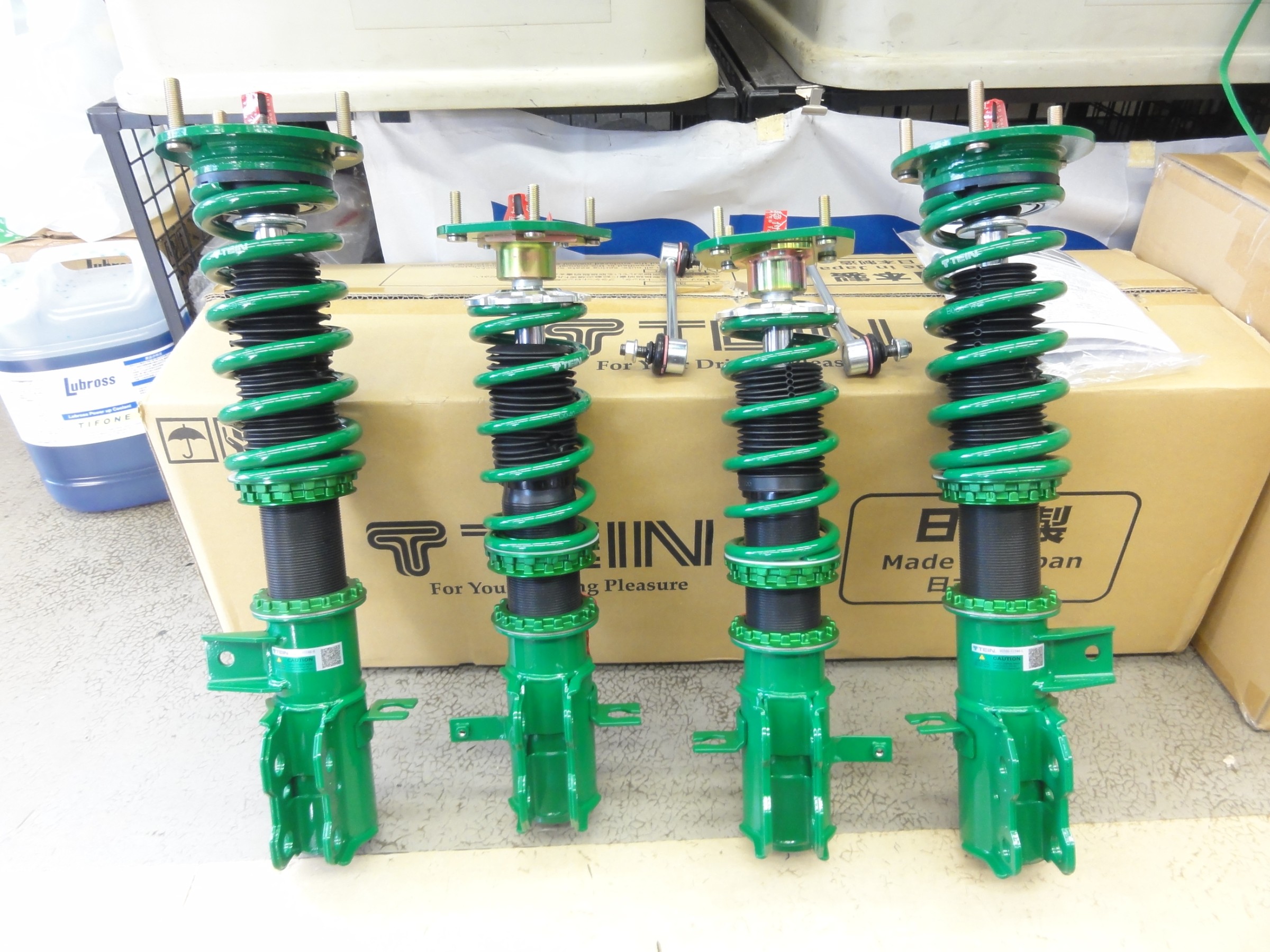 MR2（SW20）テイン製車高調「FLEXｰZ」装着＆アライメント作業