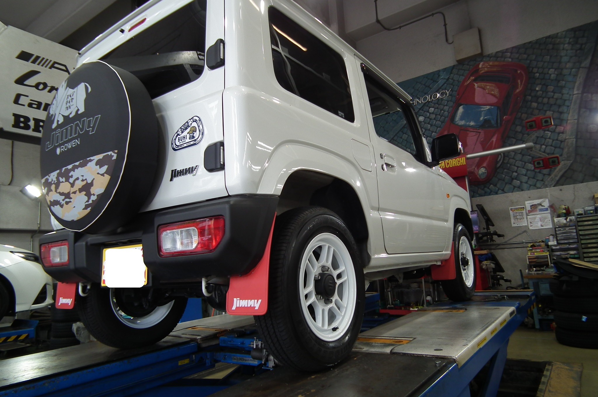 ジムニーご来店＆ホイール＋ナット交換のご紹介 jimny JB64
