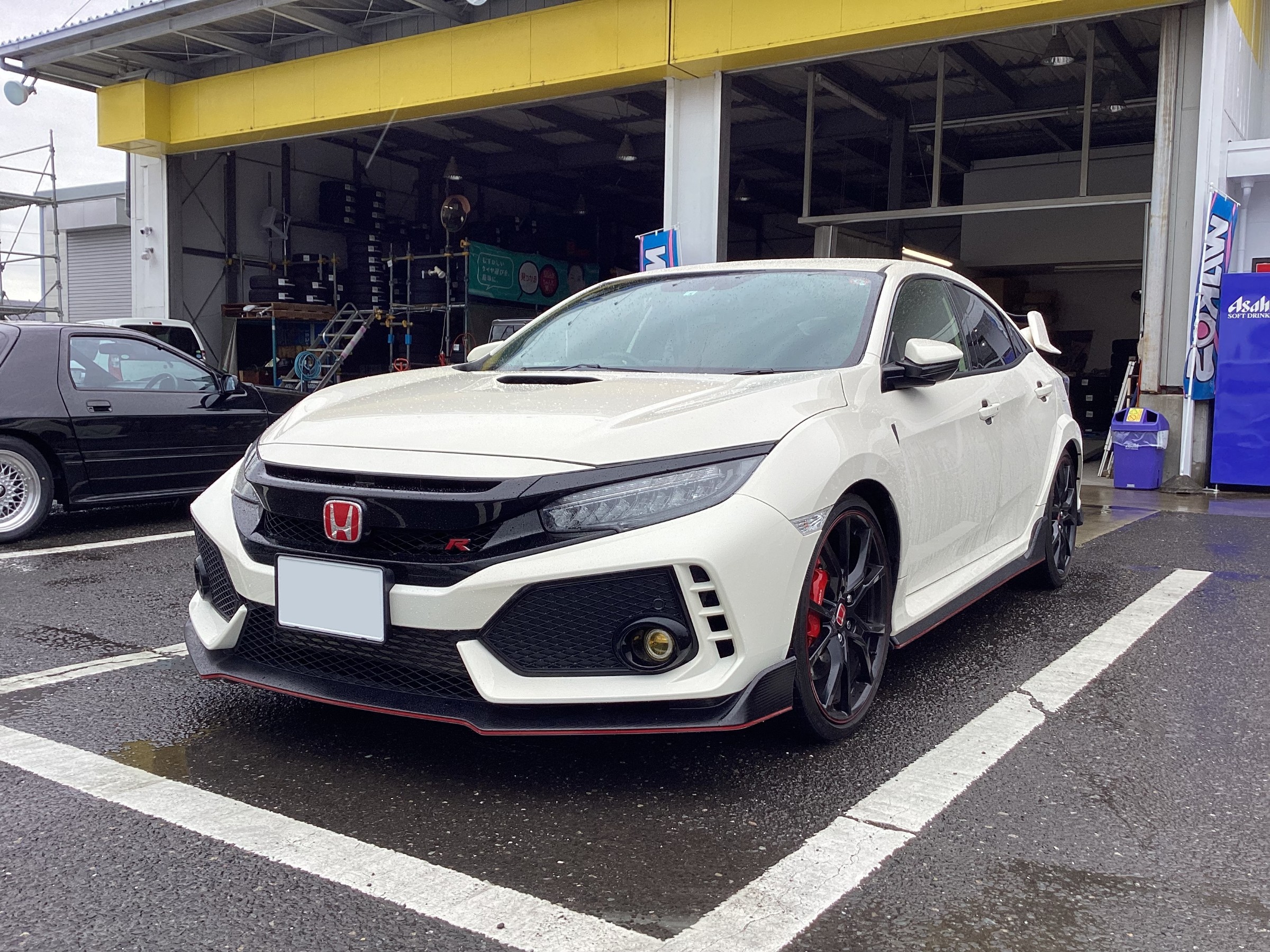 シビックタイプR FK8 スプリング＆マフラー交換します