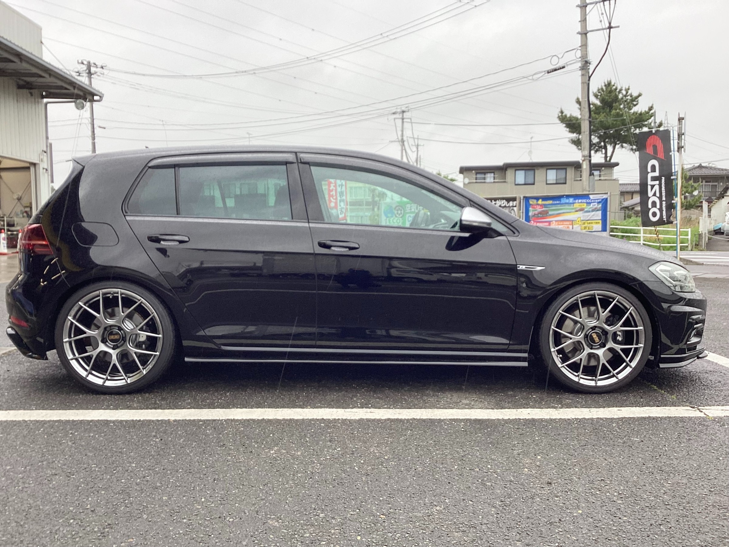 Golf7.5 R (5G) x H&Rダウンサス&iSWEEPホイールスペーサー