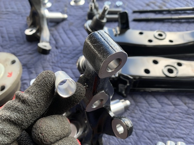 ◇NISSAN 180SX [RPS13] 用品取付 S15ナックル&ロアアーム&5穴