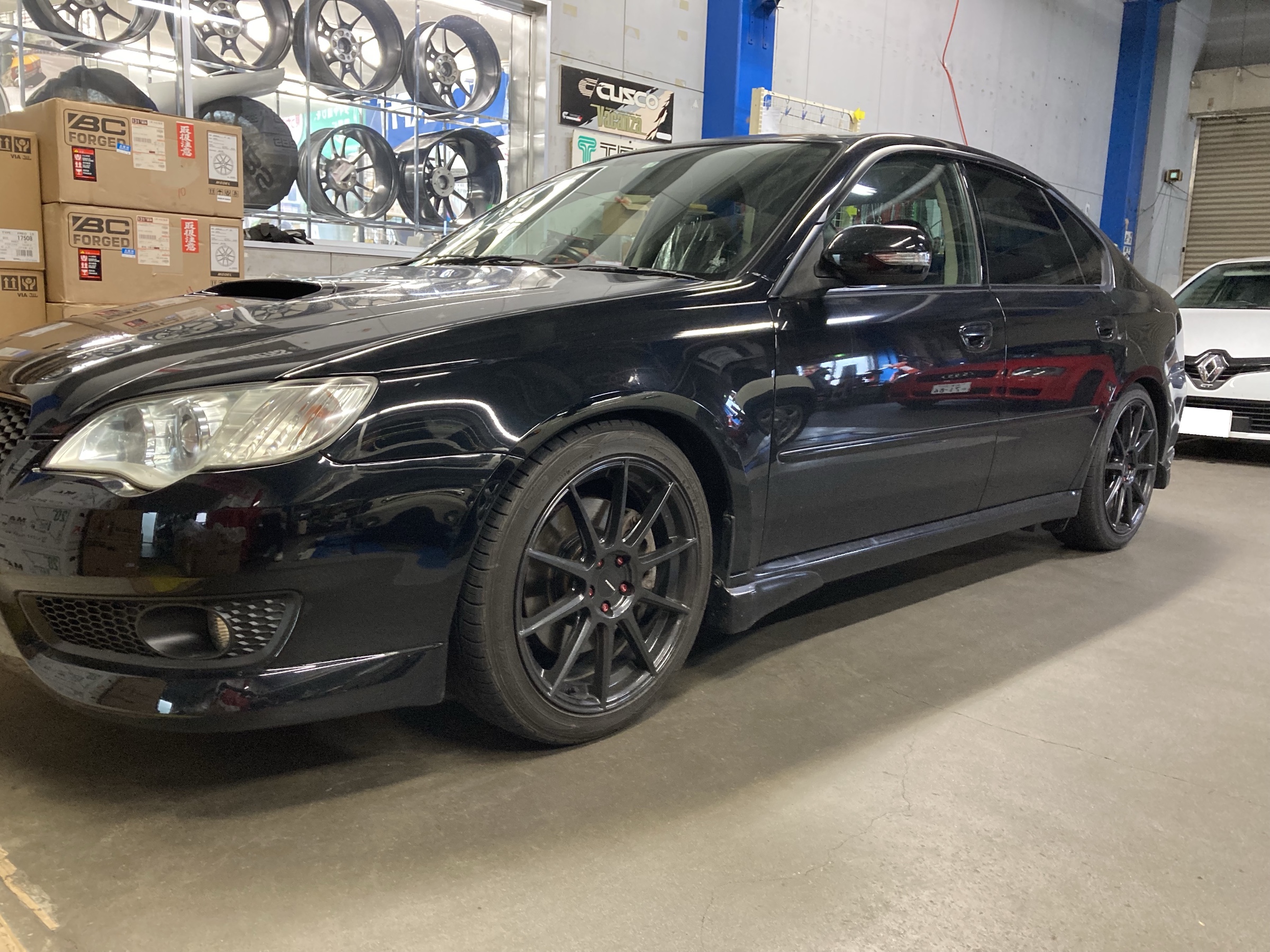 BL5レガシィB4【ホイール交換＆車高調】装着！ | スバル レガシィB4 足まわり（サスペンション・ブレーキ） 足まわり（サスペンション ...