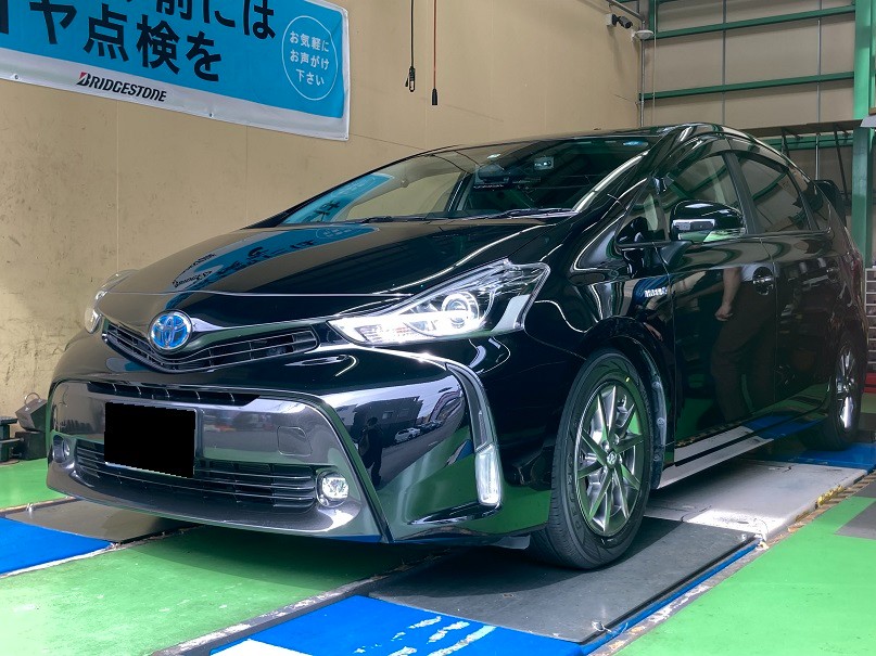 プリウスαにミニバン専用タイヤ【 ブリヂストン レグノ GRVⅡ