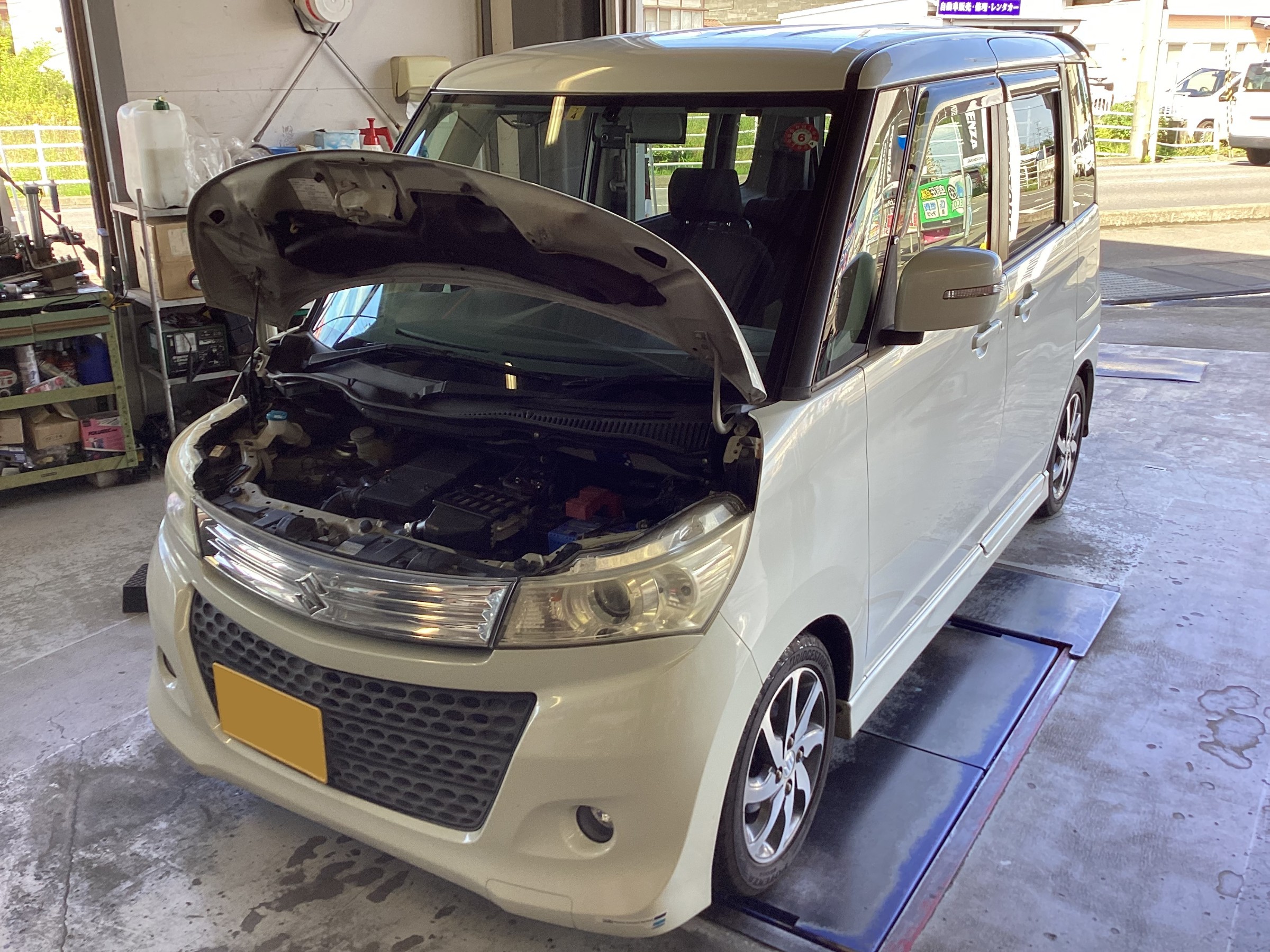 ワゴンR パレットswに取り付けてました