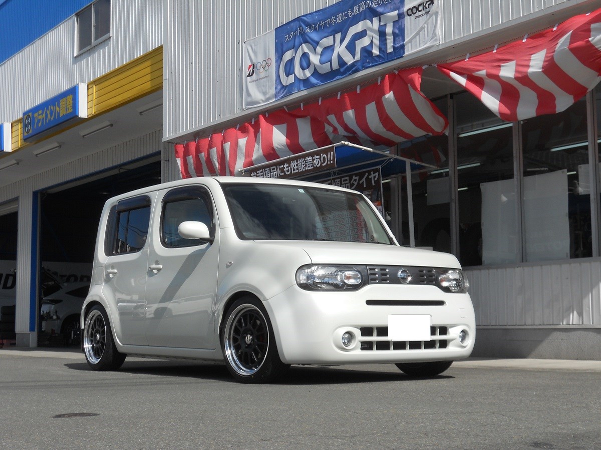 Z12キューブ もろもろ作業 | 日産 キューブ タイヤ 足まわり