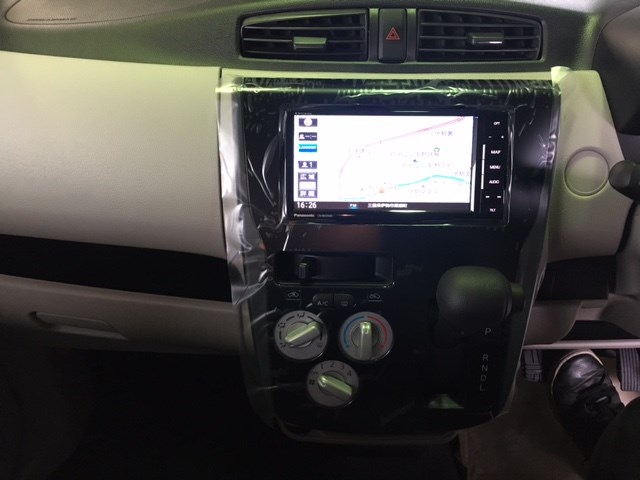 eKワゴン B11W ナビ取付 | 三菱 eKワゴン AV・カーナビ・ドライブレコーダー・ETC AV・カーナビ・ドライブレコーダー・ETC >  ナビゲーション取付 | ピットレポート | スタイルコクピット テクニカ | 車のカスタマイズにかかわるスタッフより
