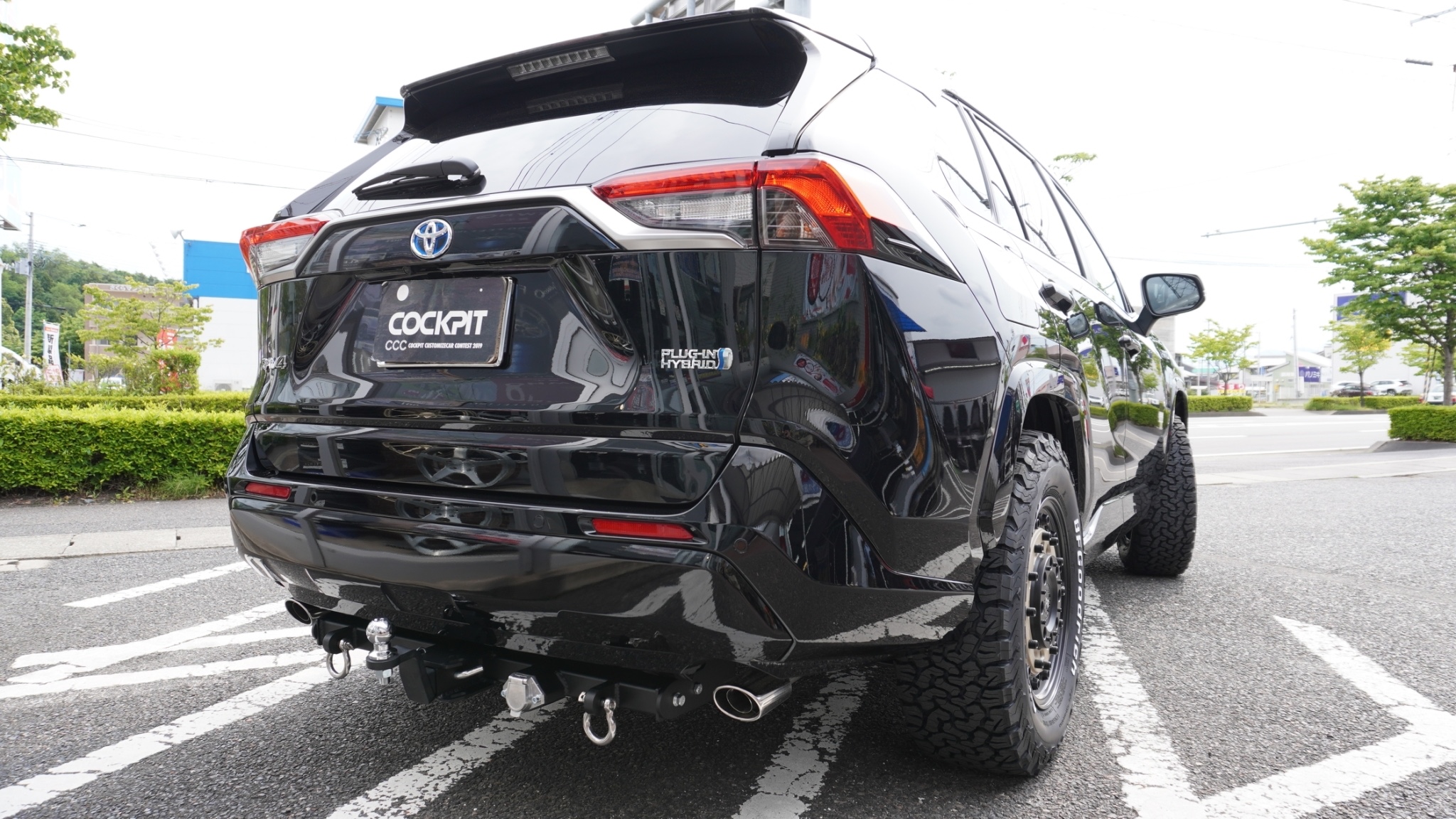 トヨタ RAV4 PHV カスタマイズ事例 : TOYOTA RAV4 AXAP54 × TSW Black