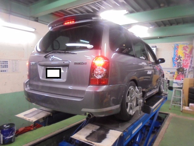 Mpv Lw3wに車高調の取付け マツダ Mpv 足まわり サスペンション ブレーキ 足まわり サスペンション ブレーキ サスペンションパーツ関連取付 アフターパーツ取り付け事例 コクピット 麻生 お店の得意技紹介