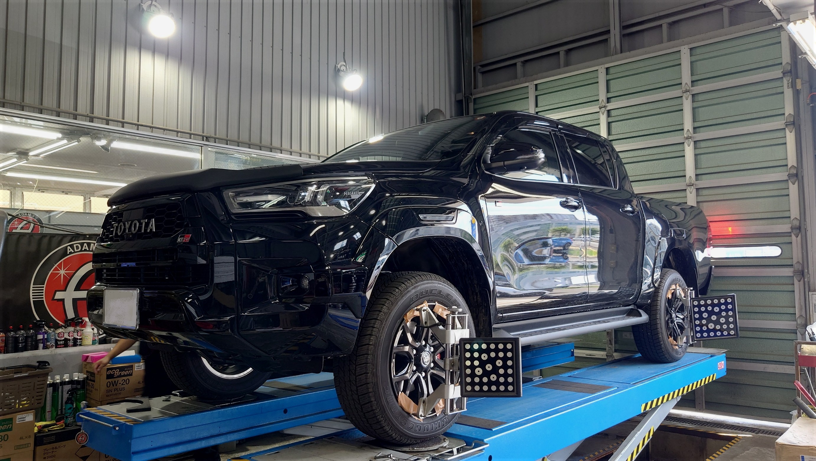 JAOS（ジャオス）BATTLEZ リフトアップスプリング Ti-W の取付作業