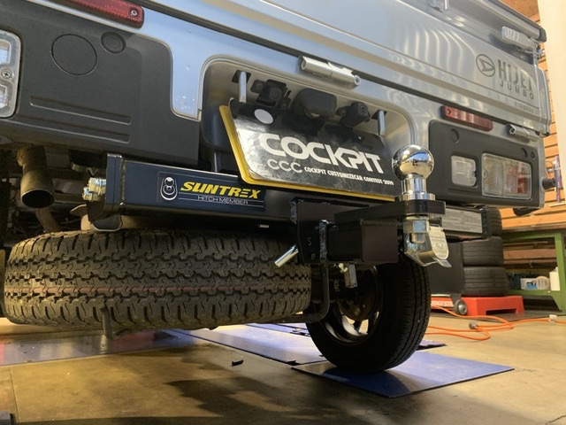 取引中　SUNTREXヒッチメンバー　ハイゼット ハイゼットトラック （ダイハツ） のヒッチメンバー適合を簡単