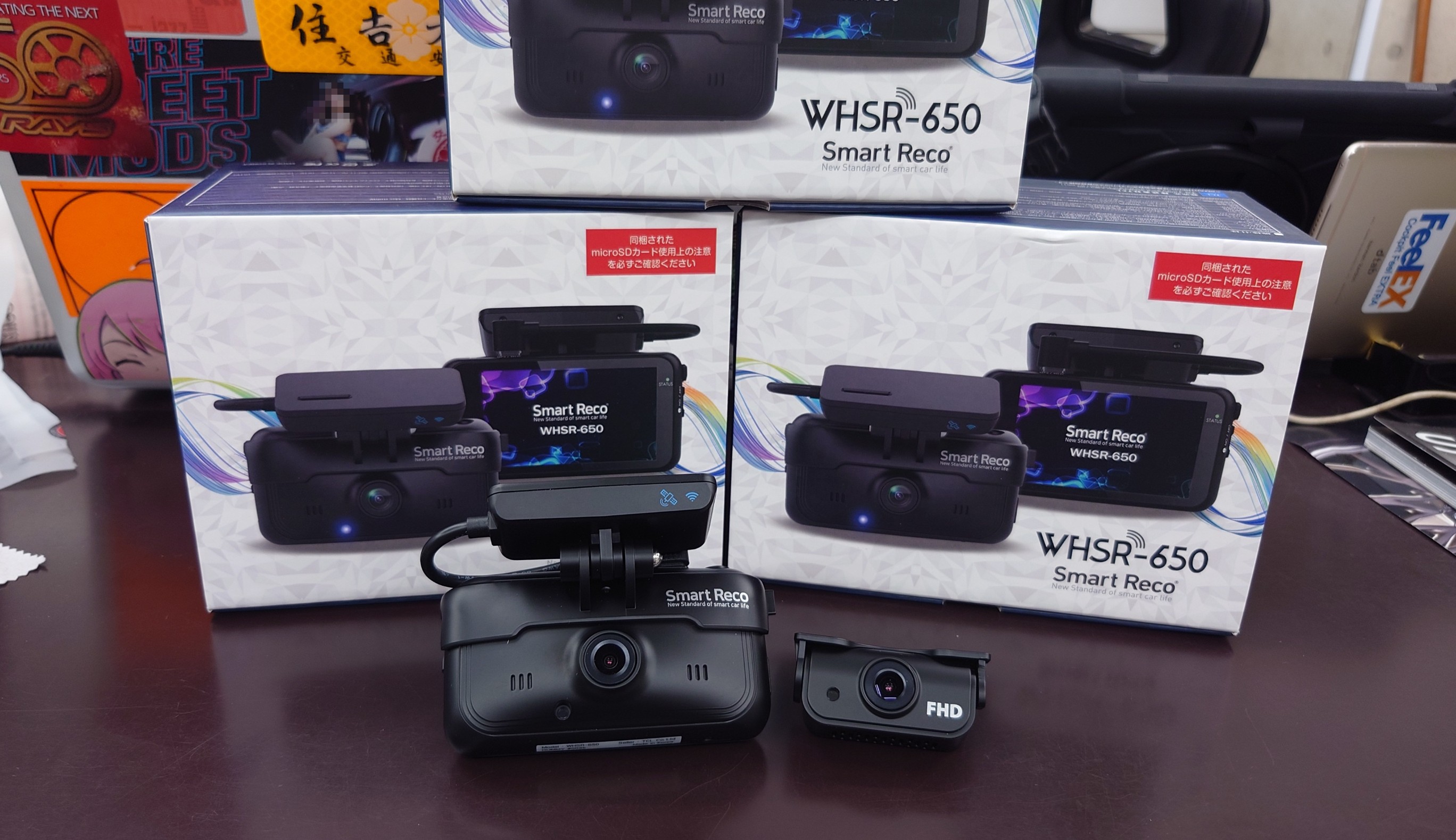 駐車監視機能付き ドライブレコーダー 新商品 Smart Reco WHSR-650 