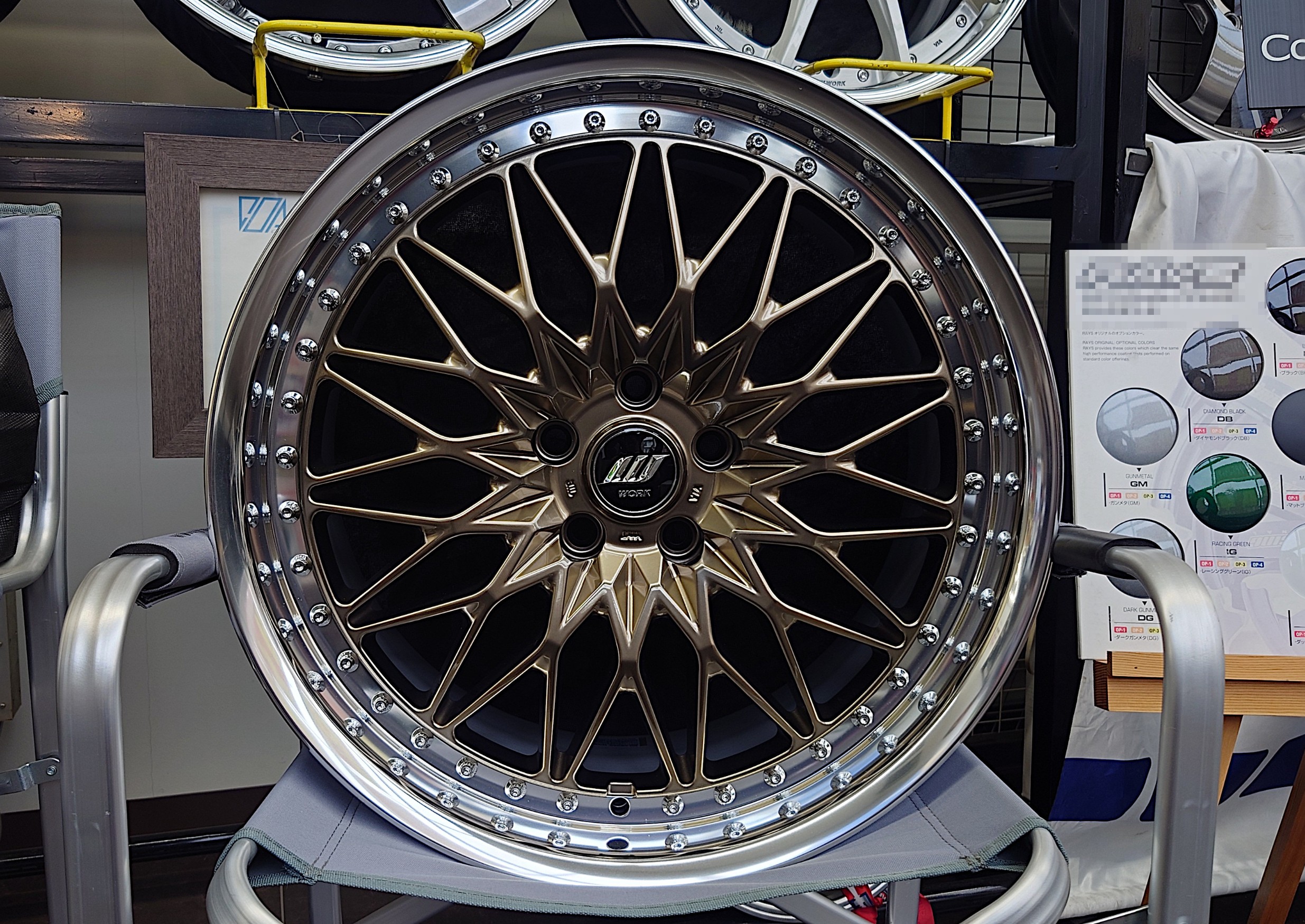 美品　WORK VSXV Luster Bronze Gold 期間限定発売モデル WORK（ワーク） VS-XV 『ラスターブロンズゴールド