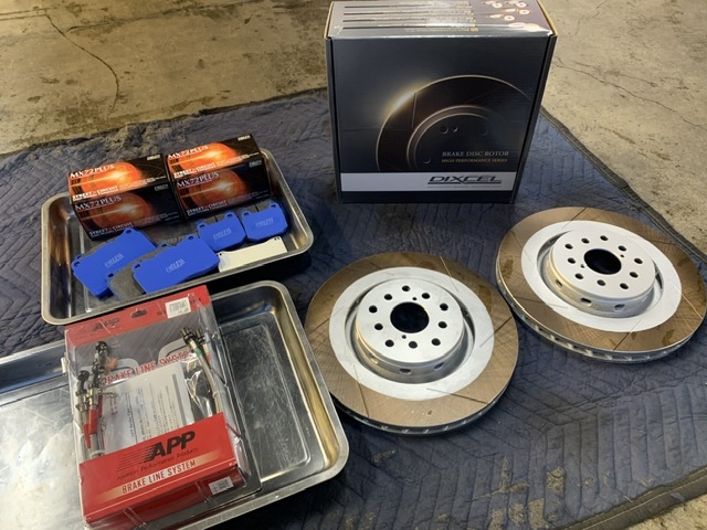 ◇SUBARU IMPREZA S203 [GDB] 用品取付 DIXCELローター取付・ENDLESS