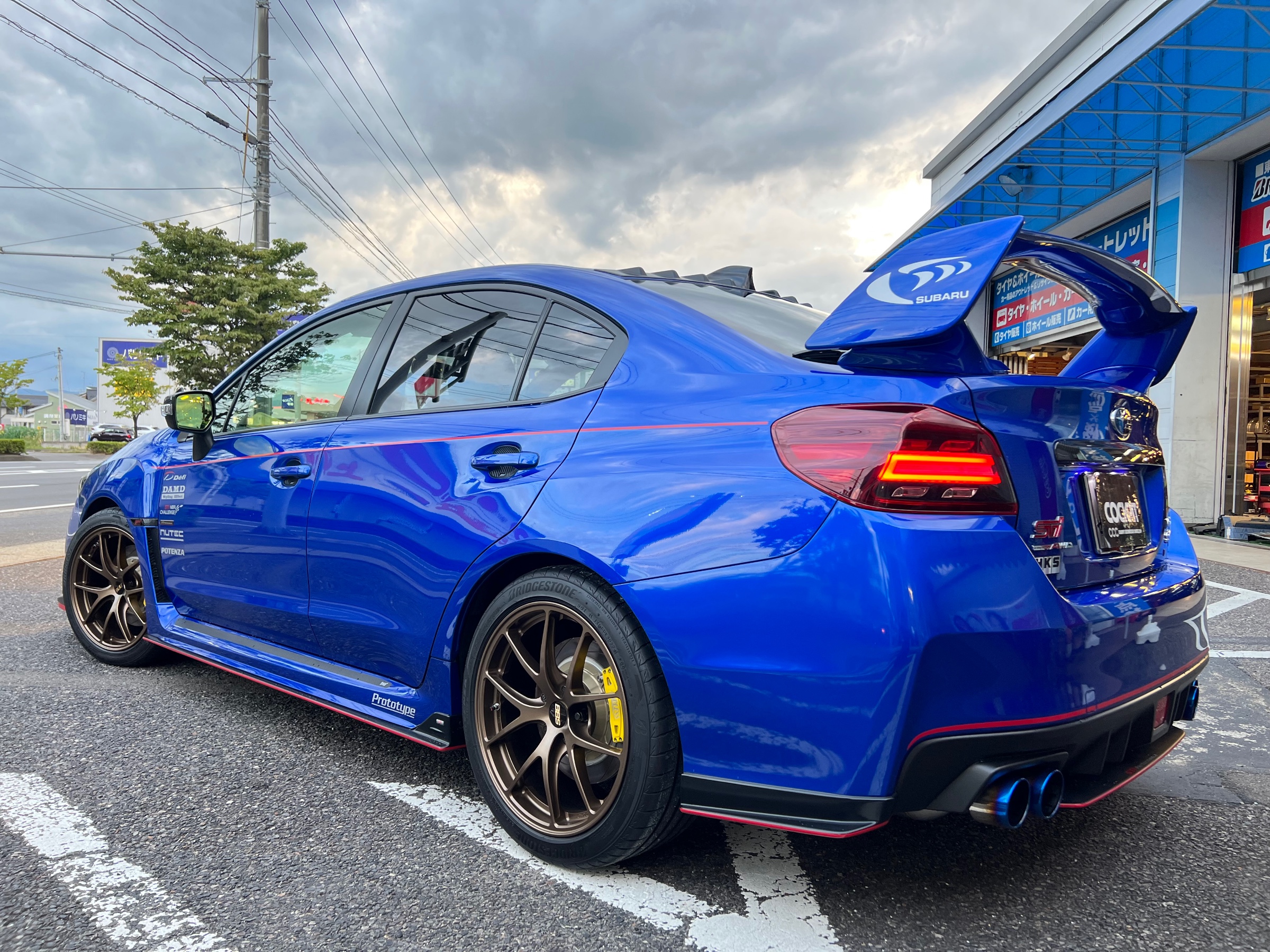 WRX S4 カスタマイズ事例 : SUBARU WRX S4 VAG × BBS RI-A