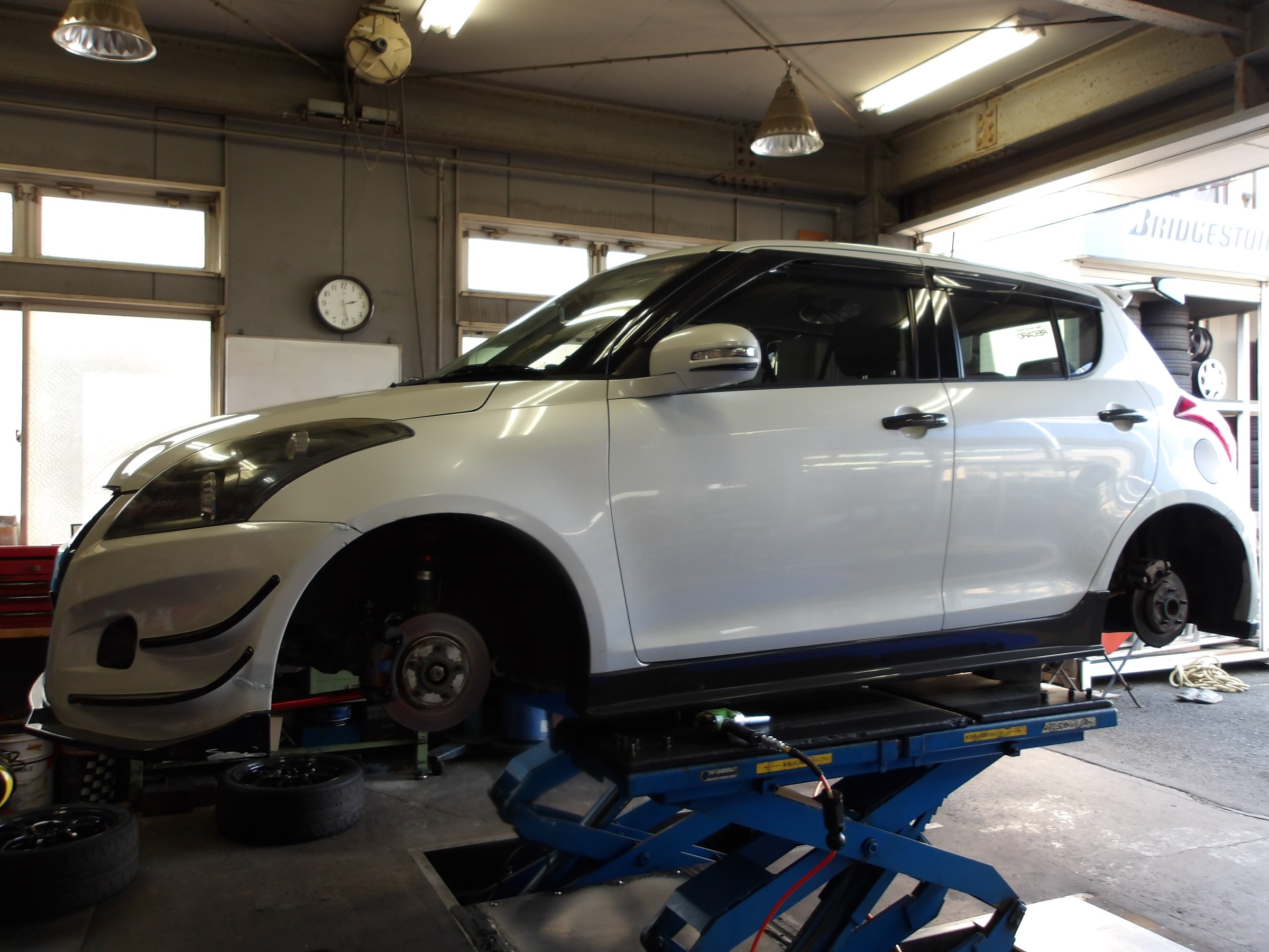 スイフトスポーツ（ZC32S）ブリヂストンタイヤ「ポテンザ RE-71RS