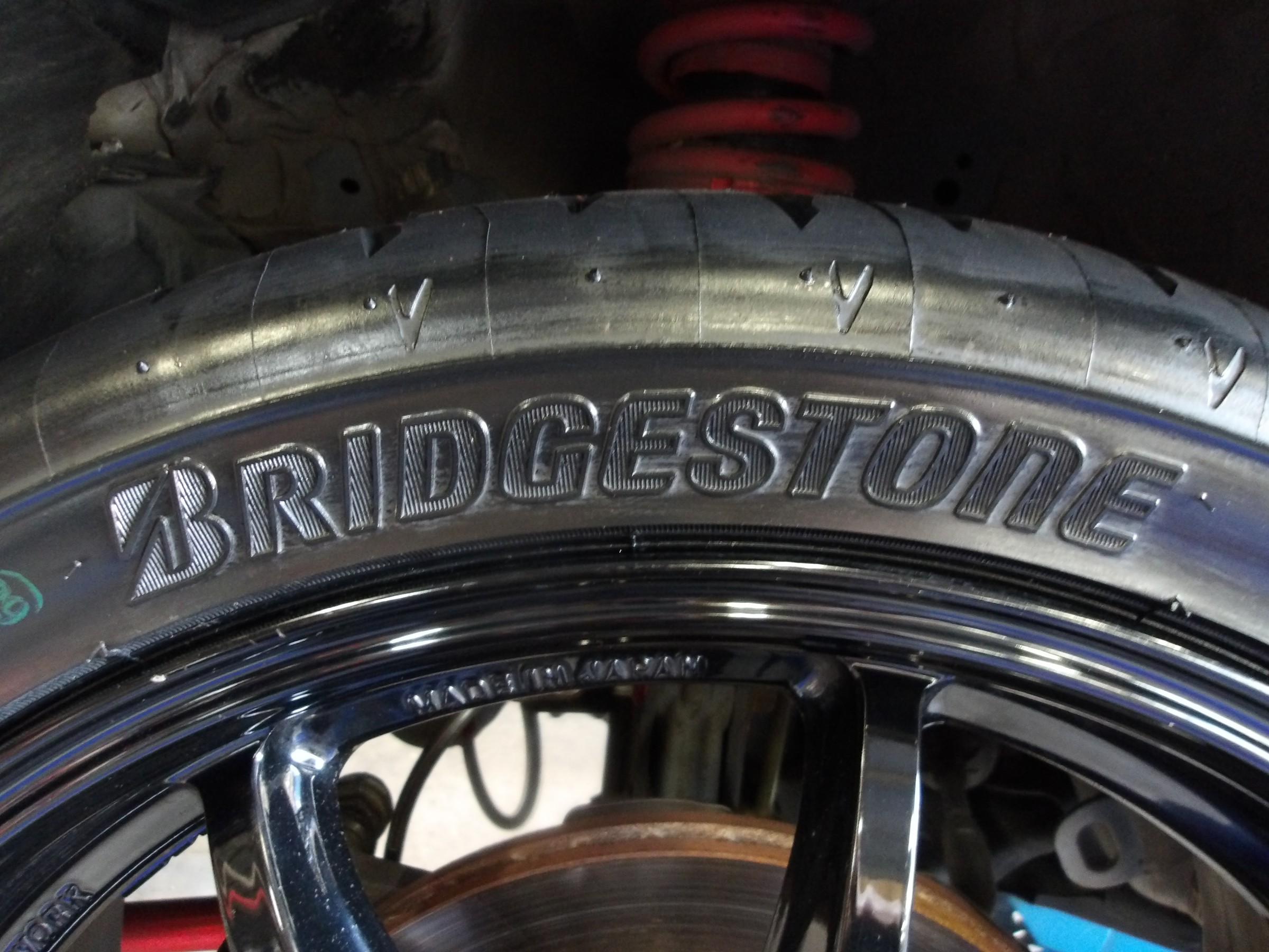 スイフトスポーツ（ZC32S）ブリヂストンタイヤ「ポテンザ RE-71RS