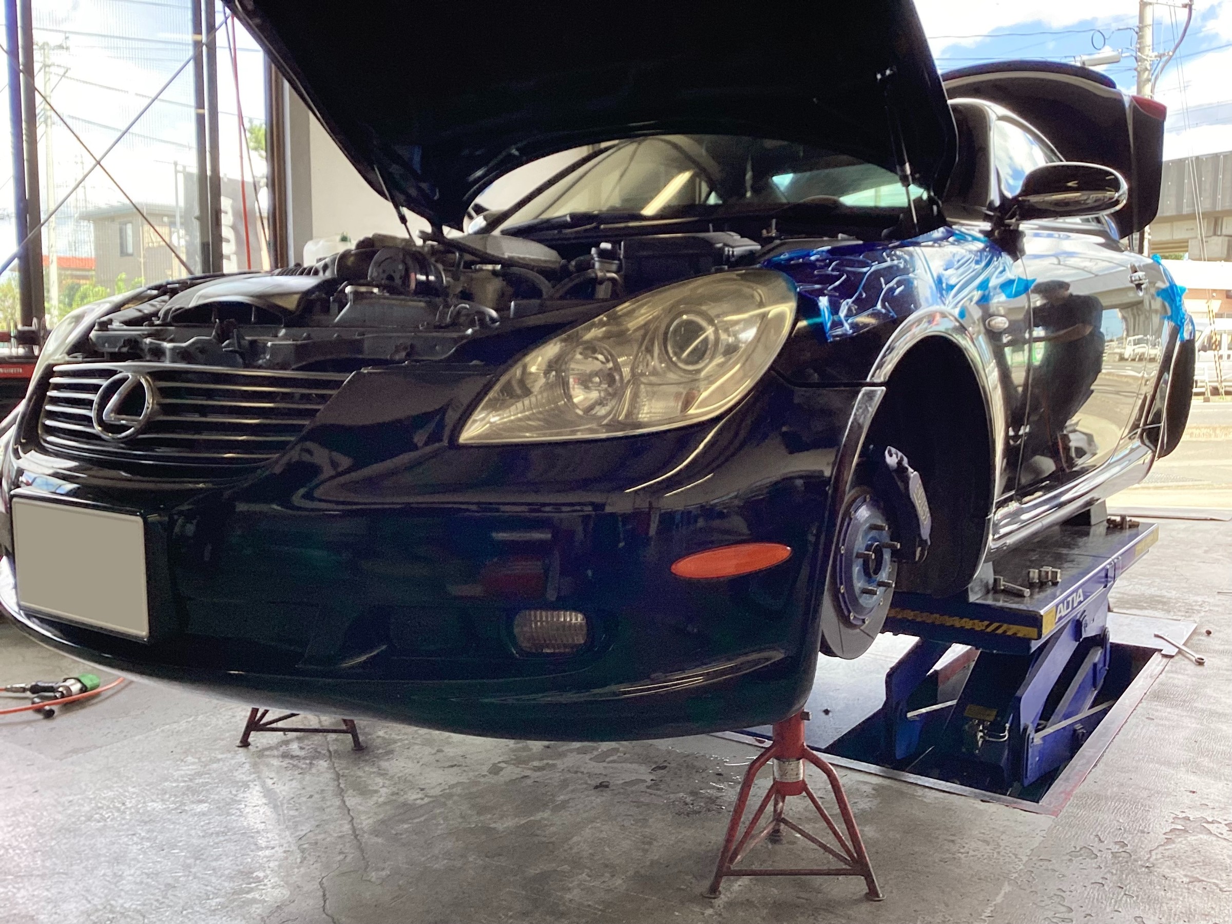 レクサスSC430 UZZ40 車高調取り付けます！ | カスタマイズ別