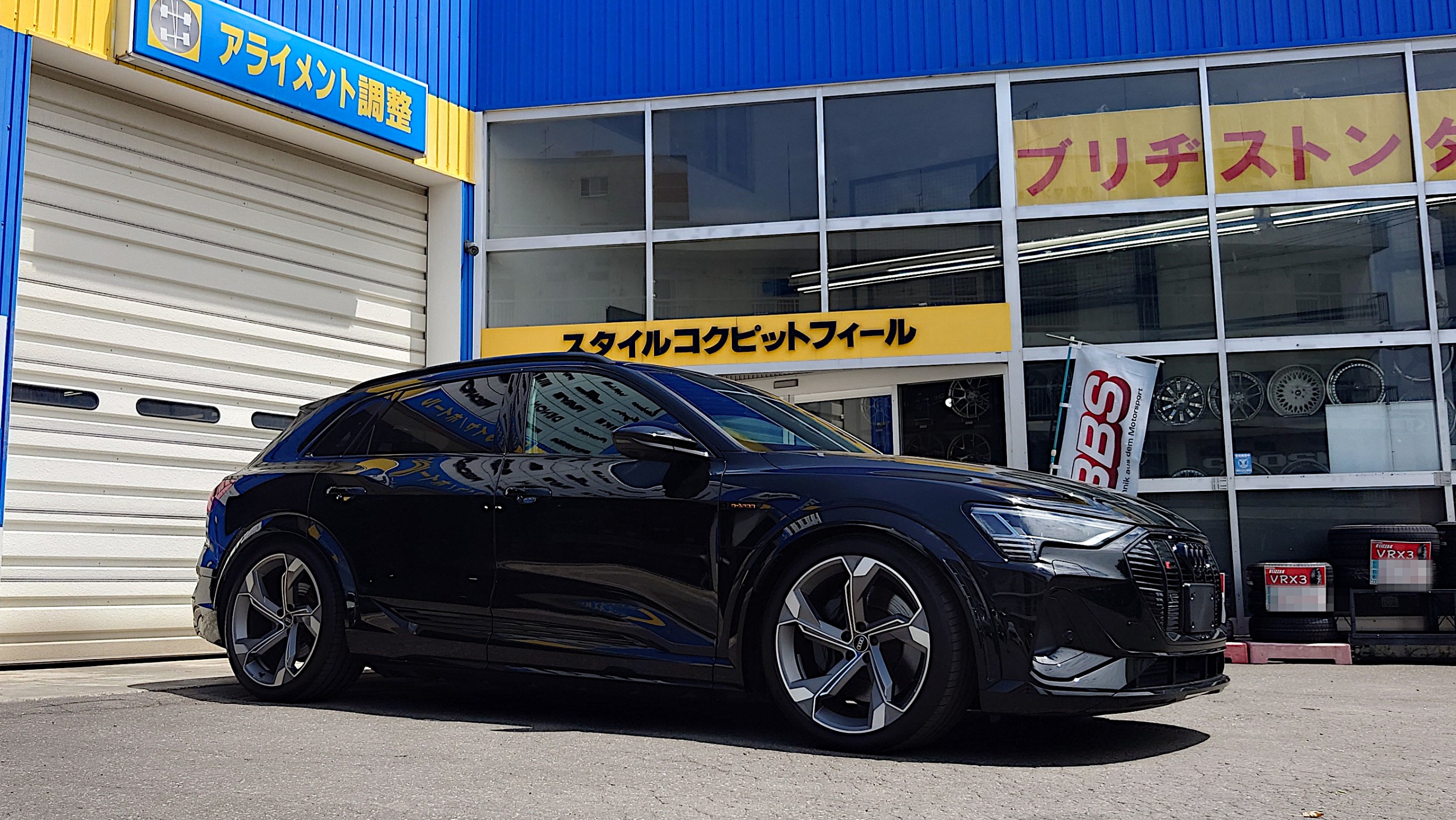 iiD ロワリングキットの取付と4輪アライメント調整作業