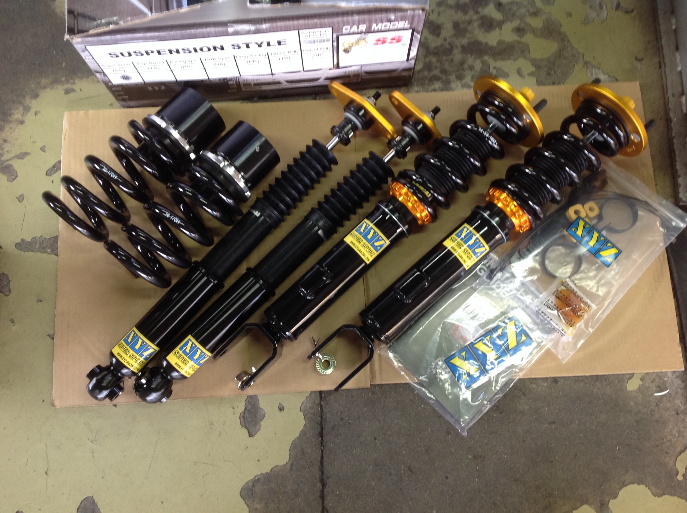 GECKO RACING G-STREET Coilover for 02~10 NISSAN Elgrand