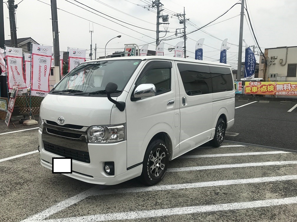 200系ハイエース!! サスペンションKIT装着☆ | トヨタ