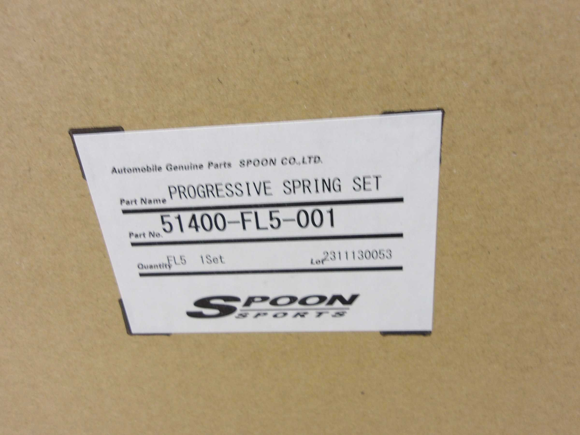★シビックタイプR(FL5)　SPOON PROGRESSIVE SPRING★ Spoon Progressive Springs | 23+ Civic Type R FL5 – Unity