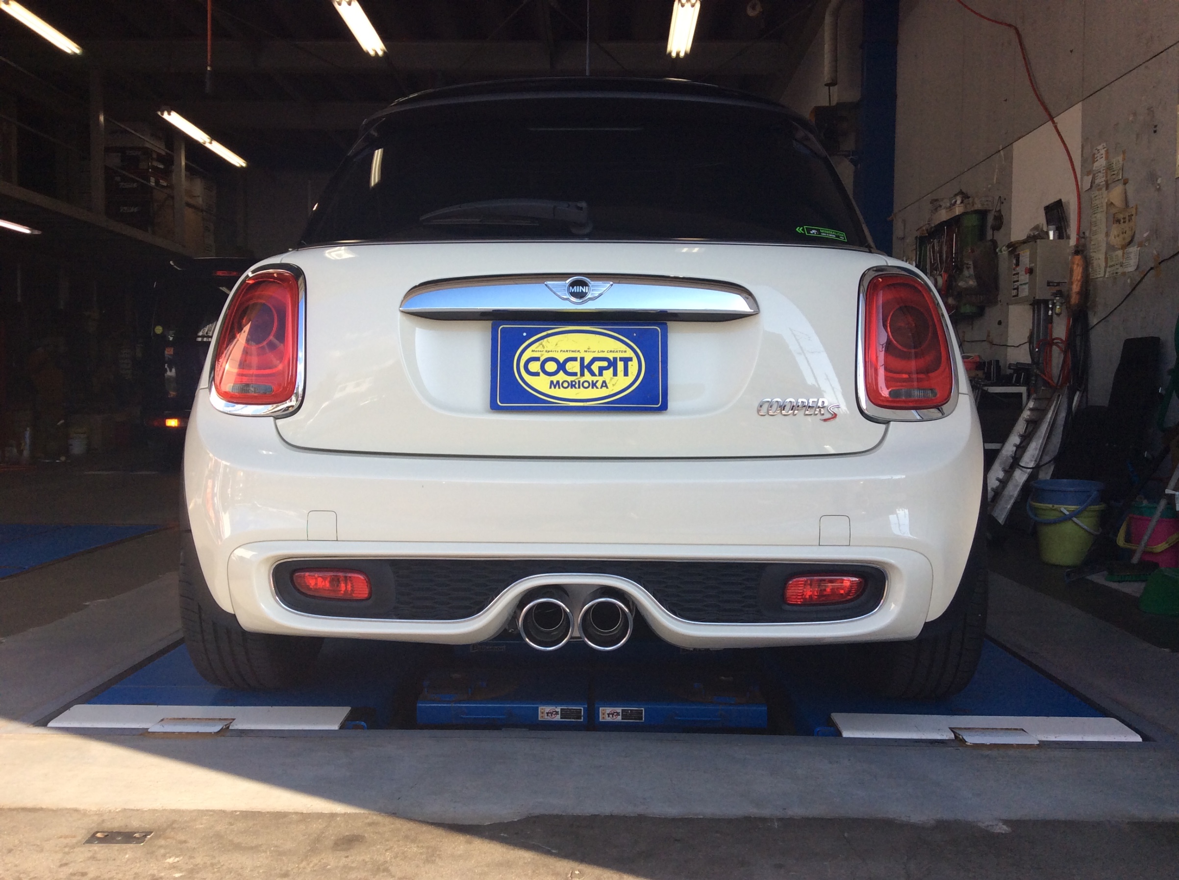 F56 MINI クーパーS 「REMUS SPORT EXHAUST」 装着！ | ミニ クーパーS