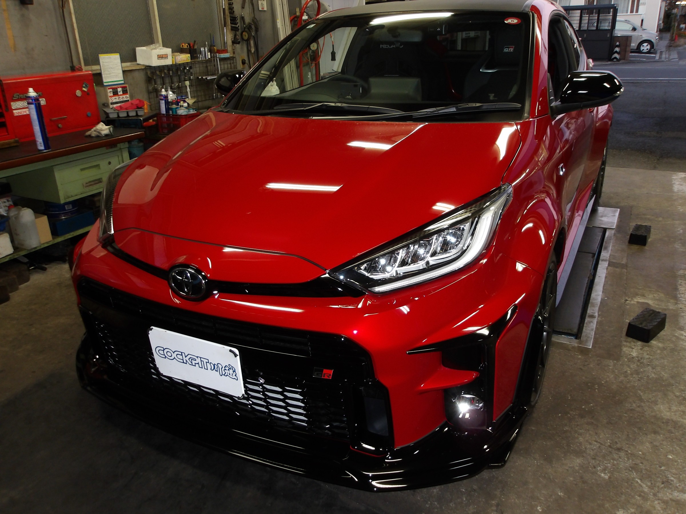 GRヤリス（GXPA16）エンジンオイル＆ミッションオイル＆トランスファーオイル＆リヤデフオイル交換。 トヨタ GRヤリス メンテナンス