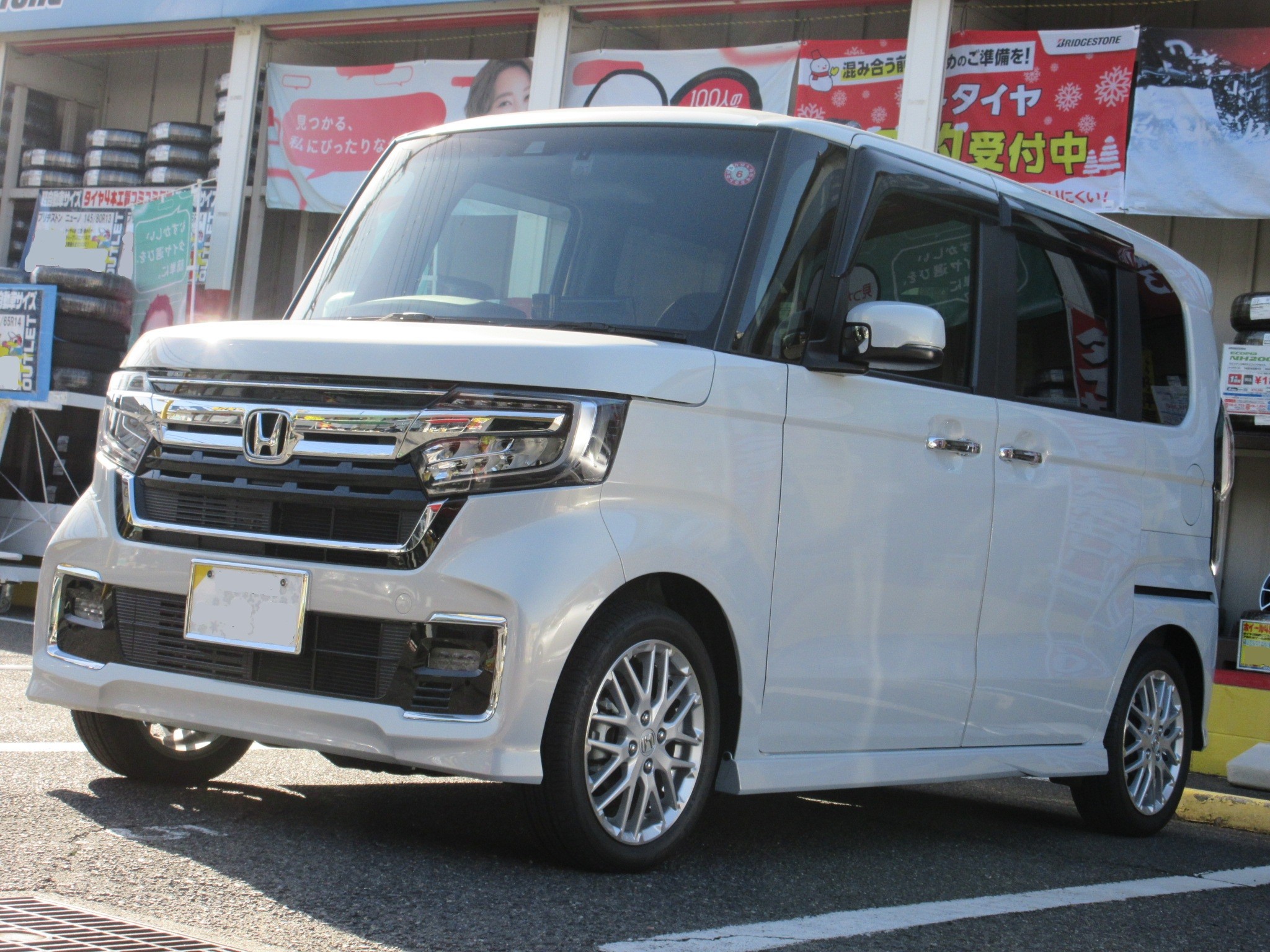 ホンダ　NBOXカスタム　純正タイヤホイールセット ホンダ N-BOXカスタム純正ホイール
