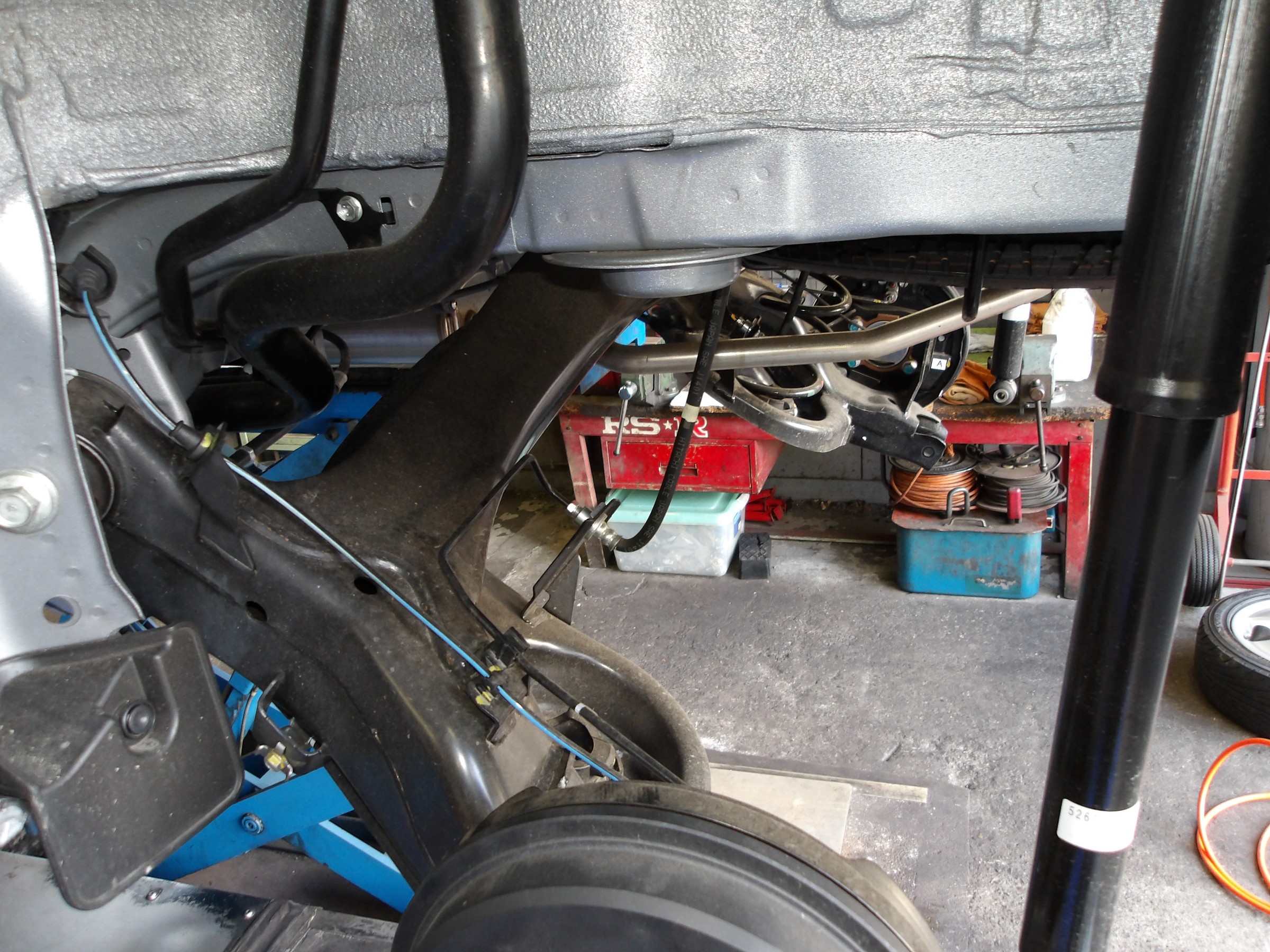 NｰVAN（JJ1）RS-R製ローダウンスプリング「Ti2000」装着