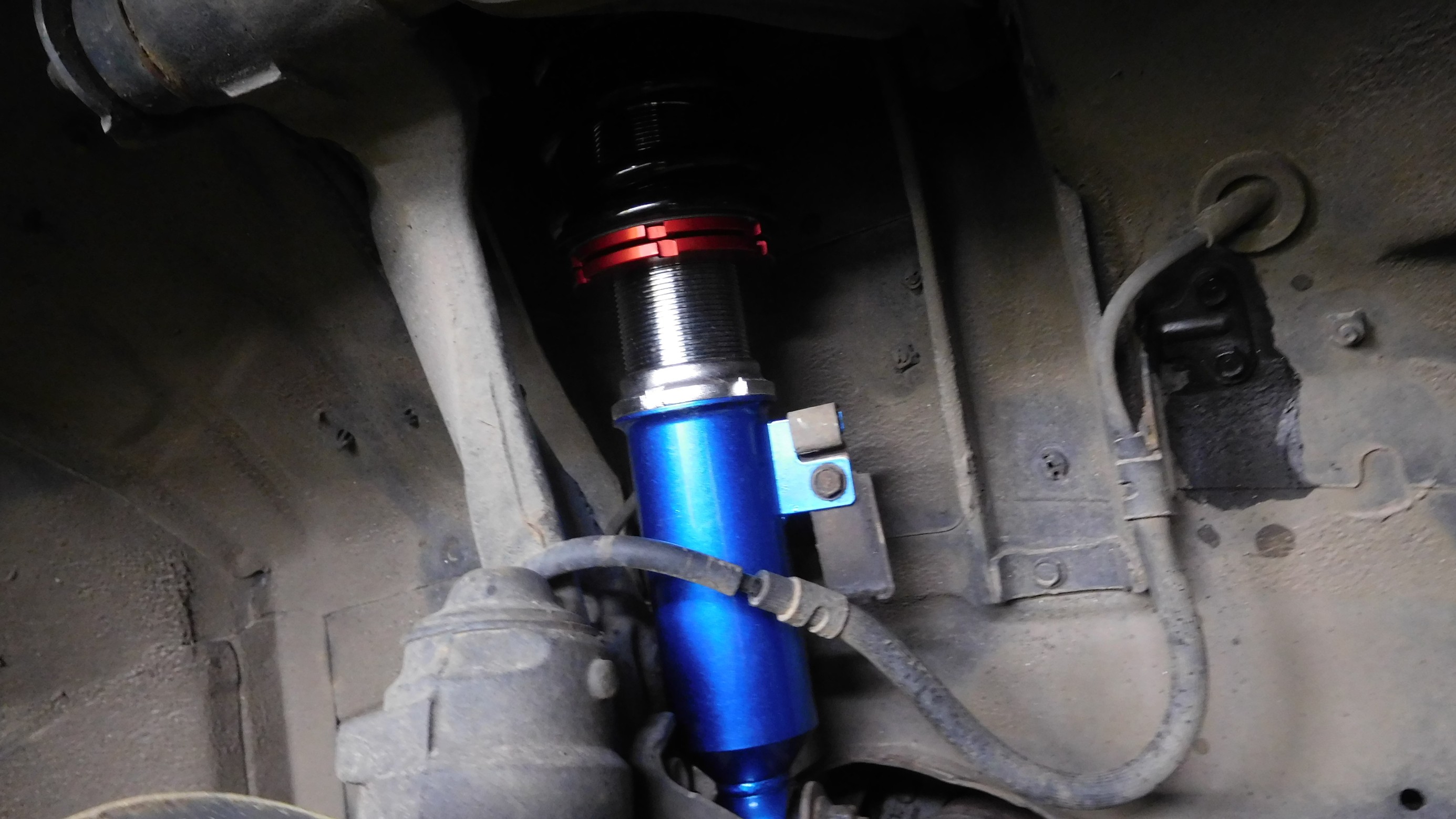 日産 ステージア 260RS WGNC34改 に車高調取付 ／ CUSCO Street Zero A