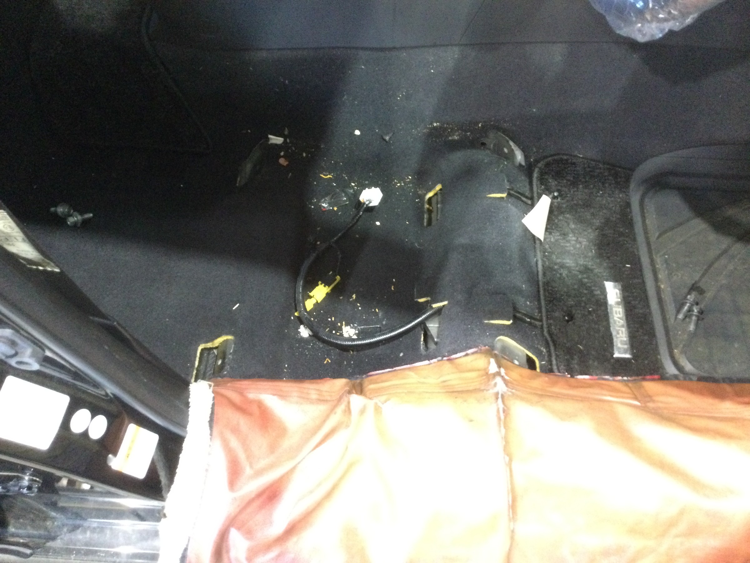 シート外して清掃