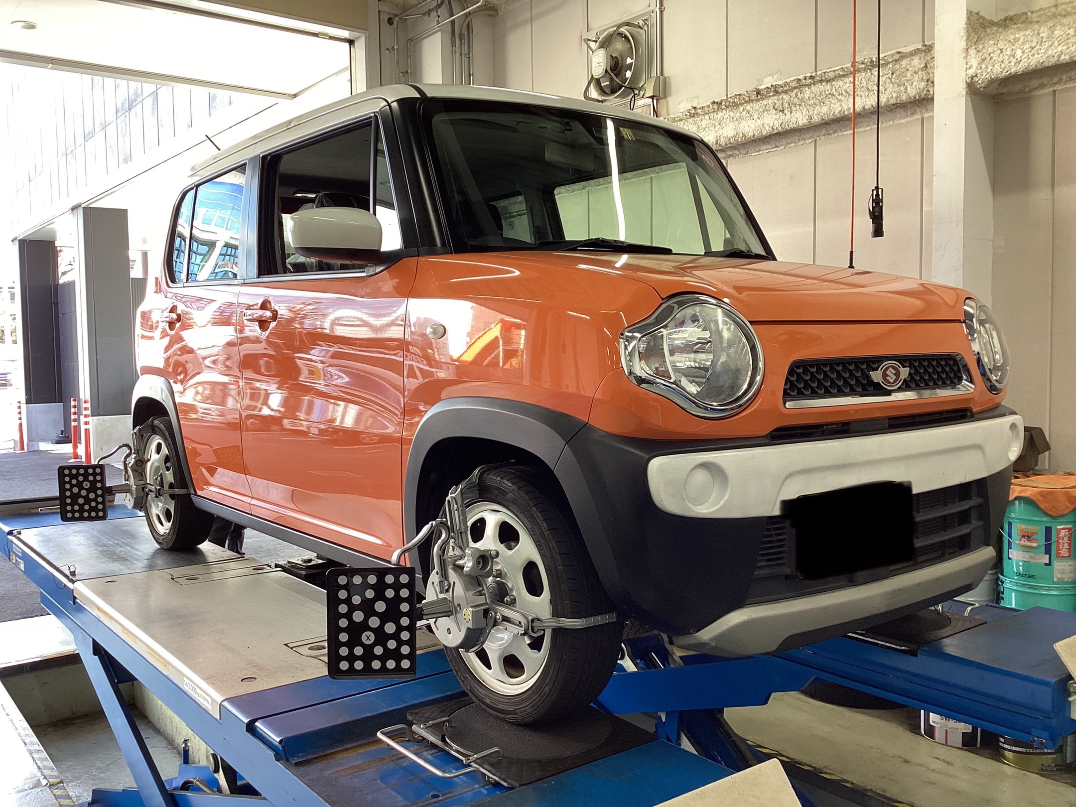 SUZUKI ハスラー KYB Lowfer Sports PLUS L-KIT 取り付け