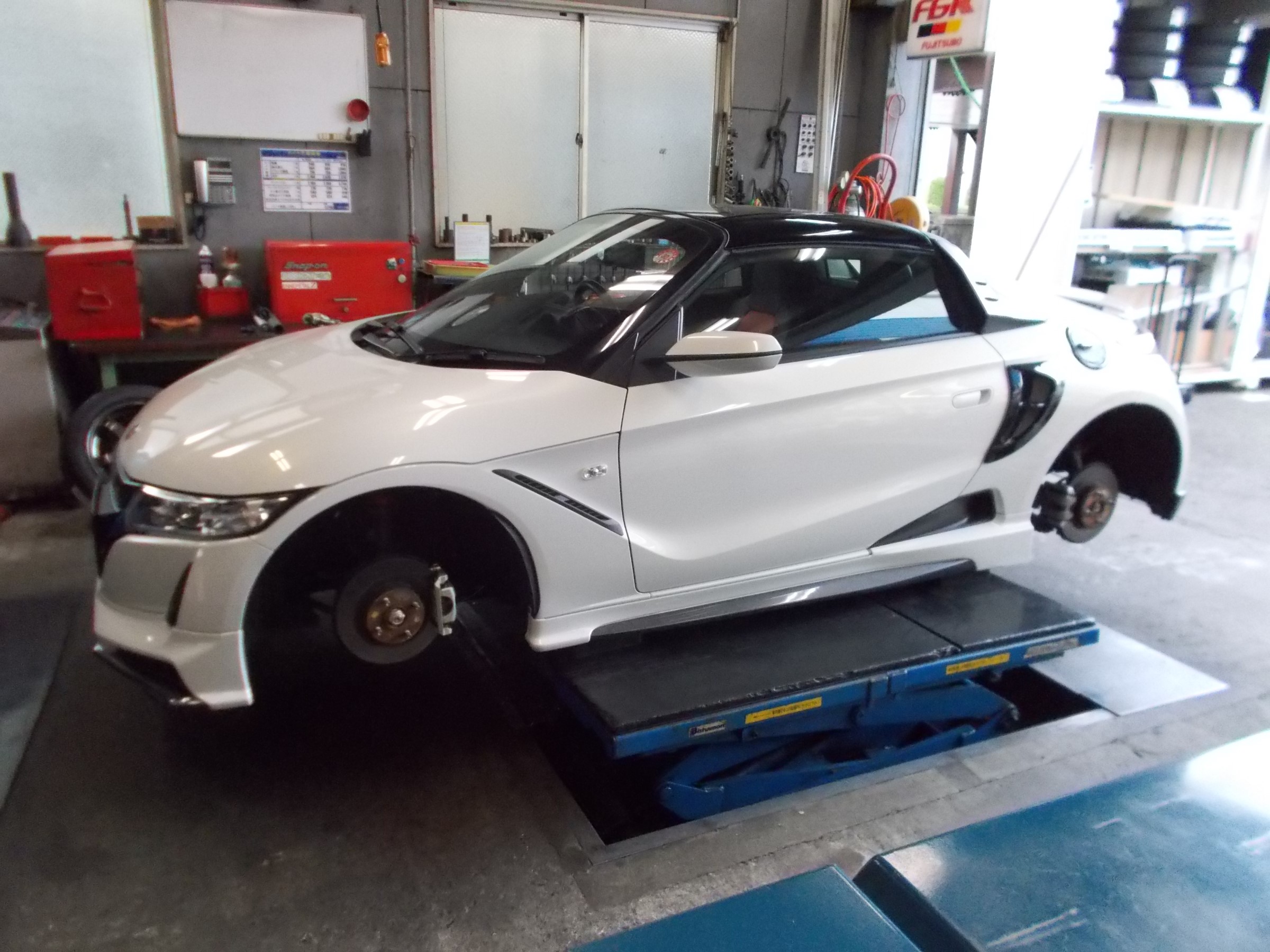 S660 レイズ「VOLK RACING TE37 SONIC」＆ブリヂストンタイヤ