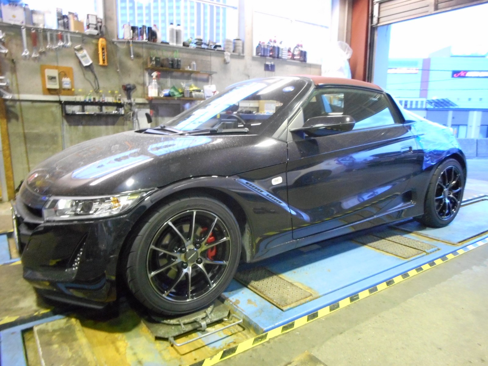 Honda S660 ばびっとローダウン ホンダ S660 足まわり サスペンション ブレーキ ホイール 4輪アライメント調整 Pit作業レポート Cockpit Age3 コクピットエイジ 車のカスタマイズにかかわるスタッフより