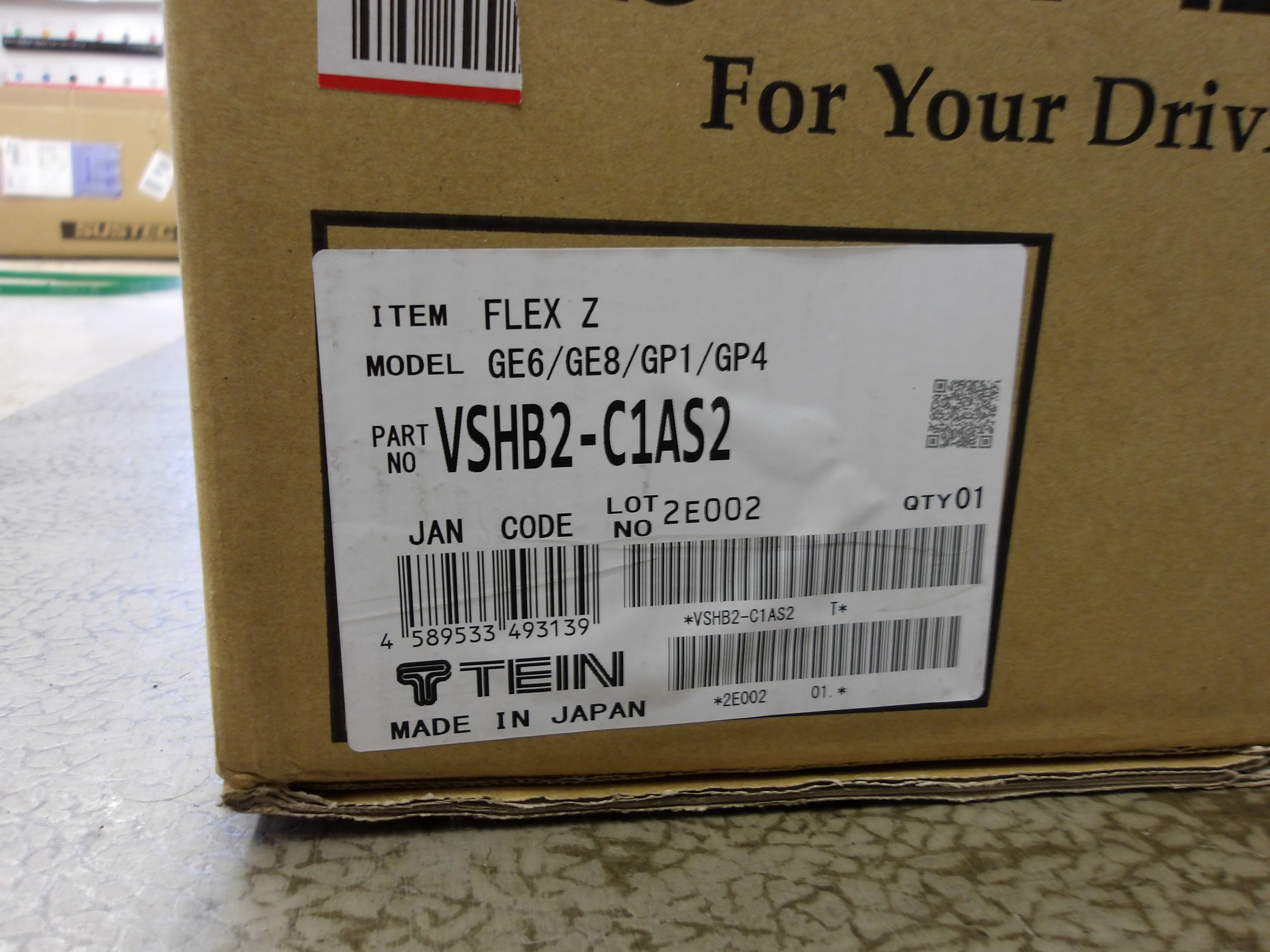 フィットRS（GE8）テイン製車高調「FLEX-Z」装着＆アライメント
