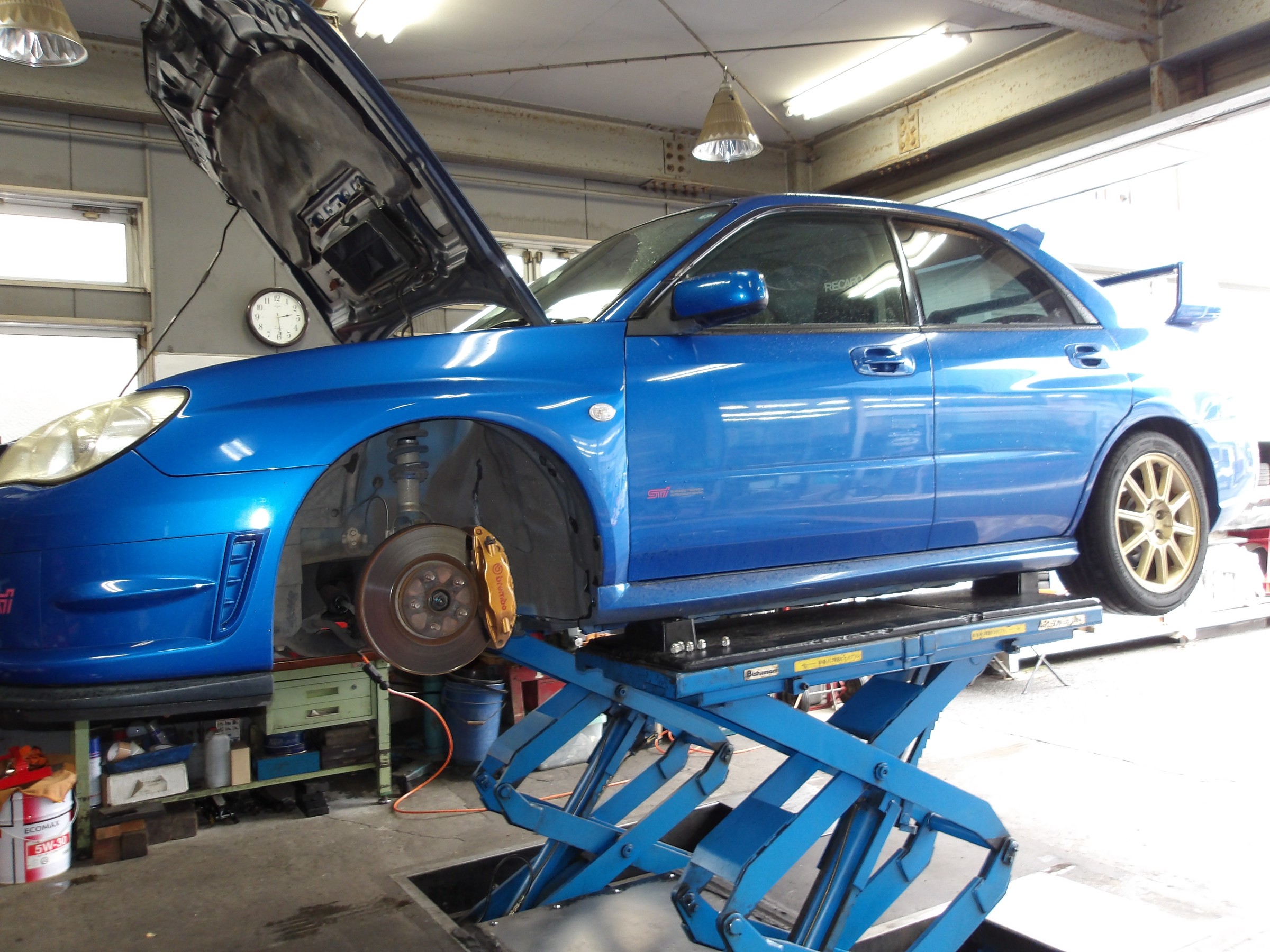 インプレッサWRX（GDB）ブリヂストンタイヤ「ポテンザ S007A