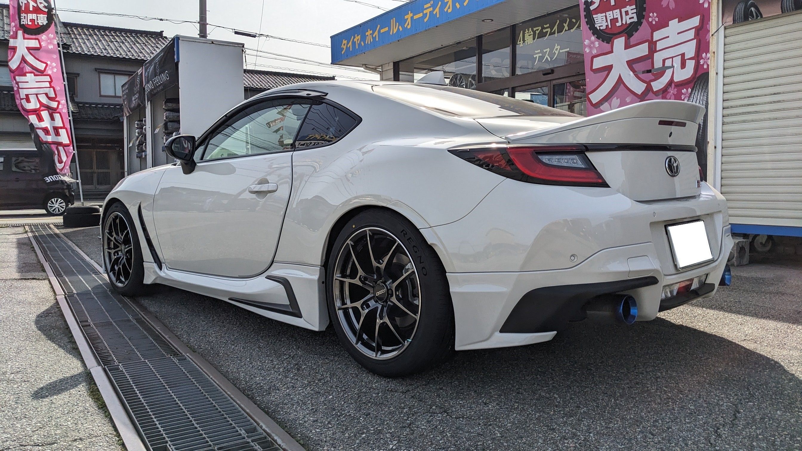GR86(≧▽≦)RAYS 57FXZ アルミホイール装着させていただきまし