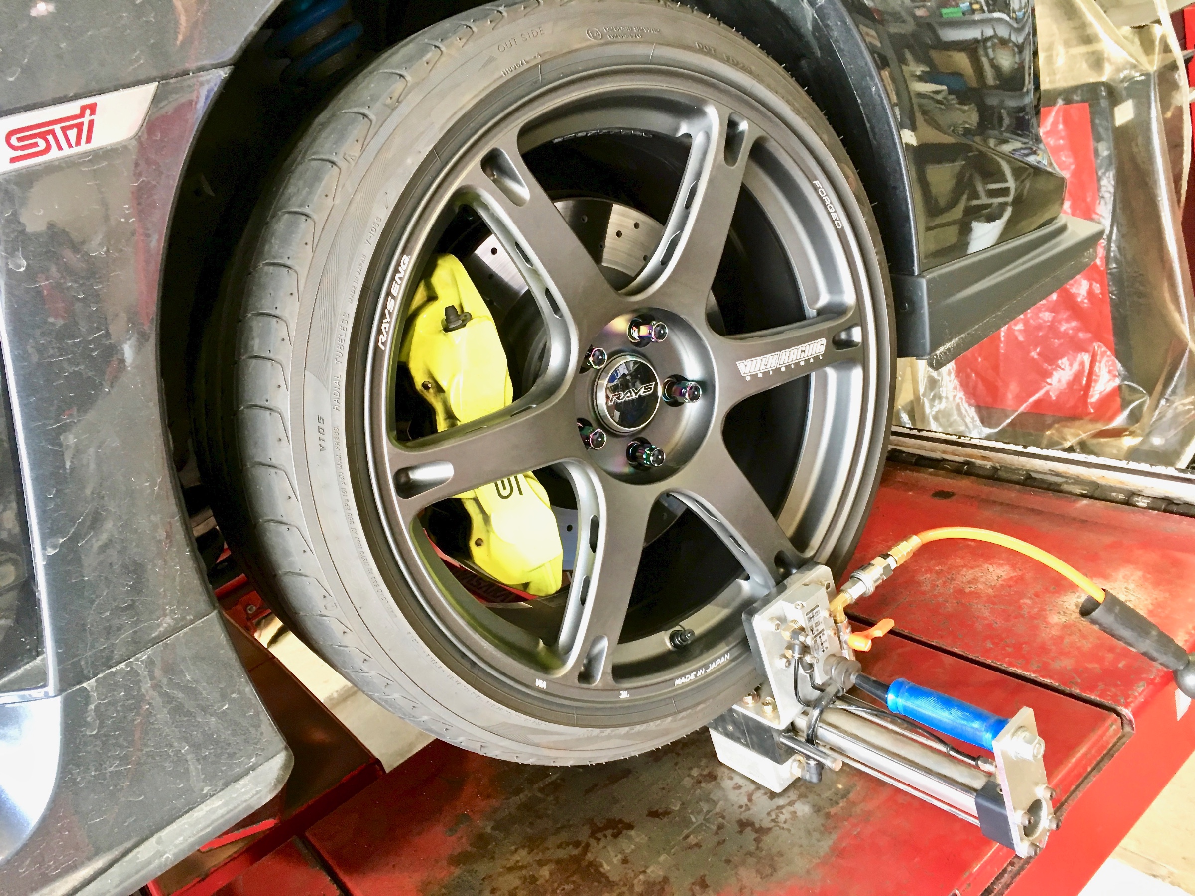 VAB D型 SUBARU WRX STI Type S ✖ VOLK RACING TE037 6061 ✖ POTENZA