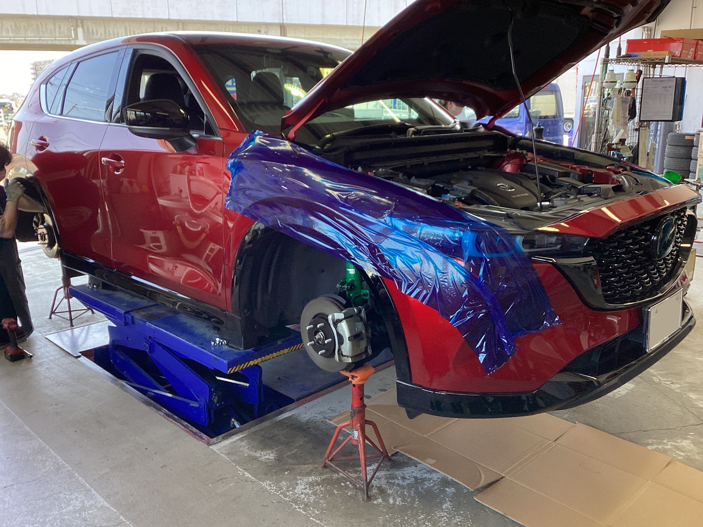 マツダCX-5 KF2P 車高調取り付けます! | マツダ CX-5 足まわり マツダCX-5 KF2P 車高調取り付けます! | マツダ CX-5 足まわり