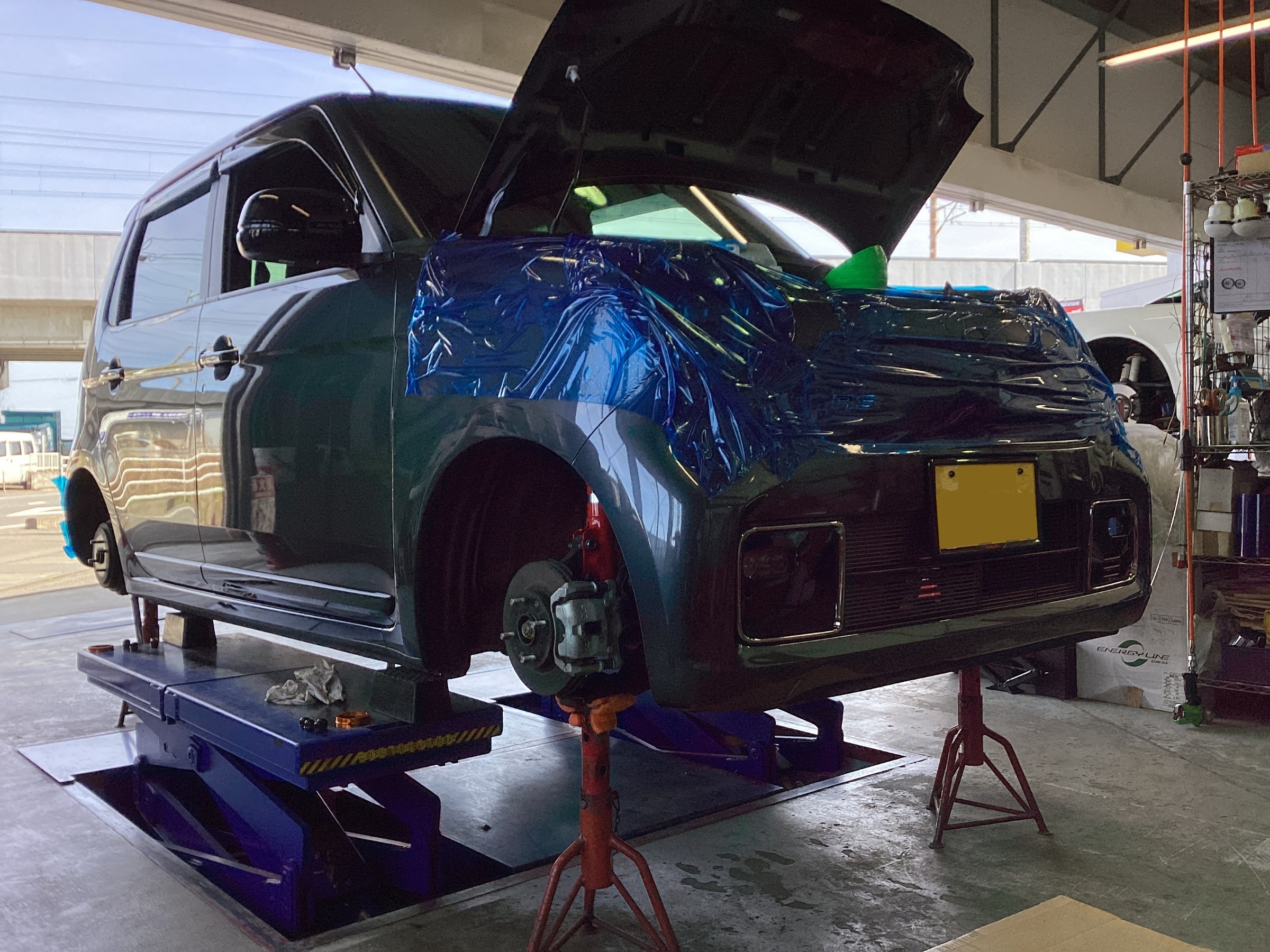 N-ONE RS JG3 車高調取り付けます！ | ホンダ N-ONE 足まわり