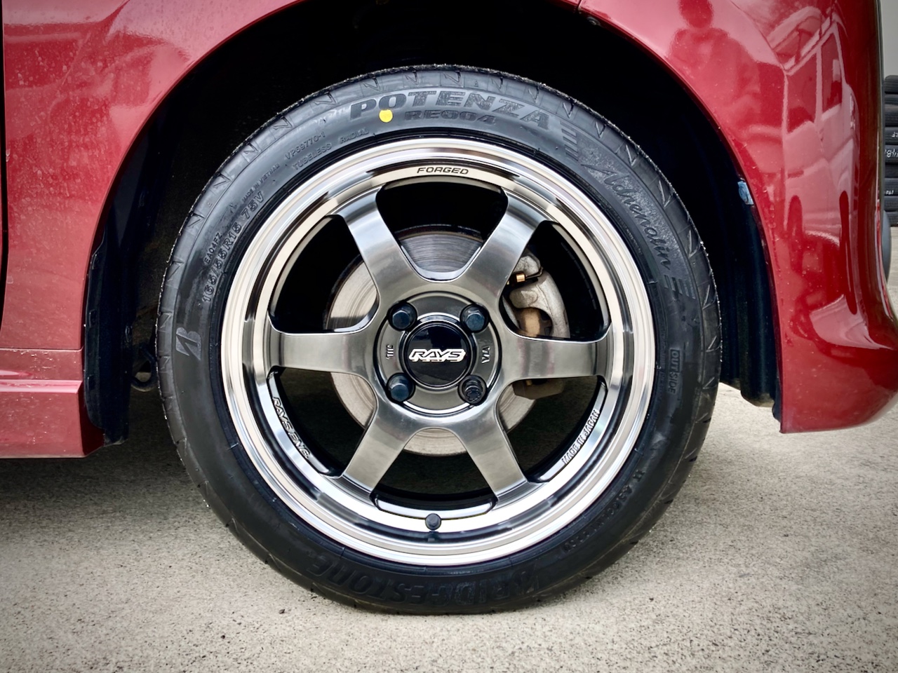 LA160S DAIHATSU MOVE CUSTOM ✖ POTENZA Adrenalin RE004